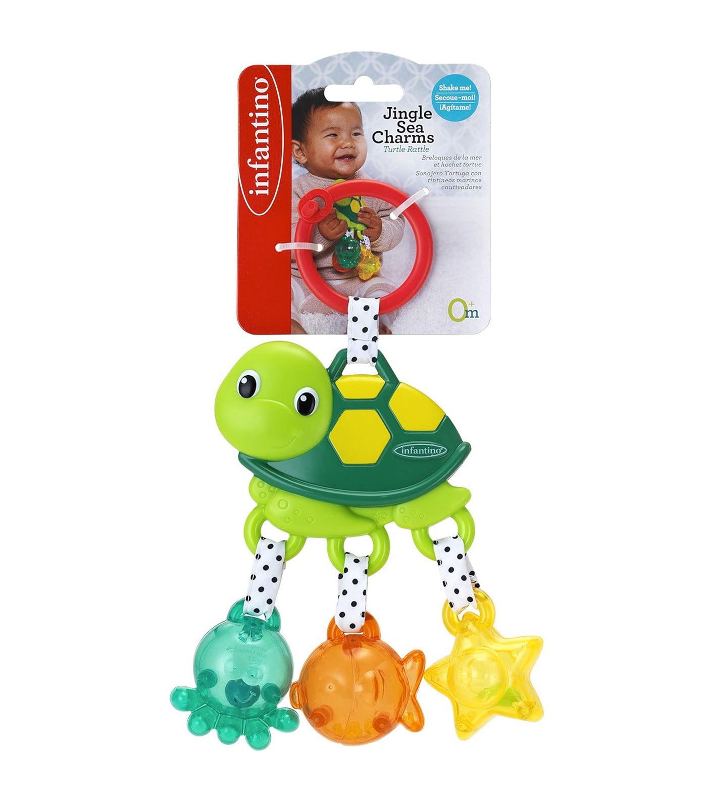Jingle Sea Charm Turtle Rattle