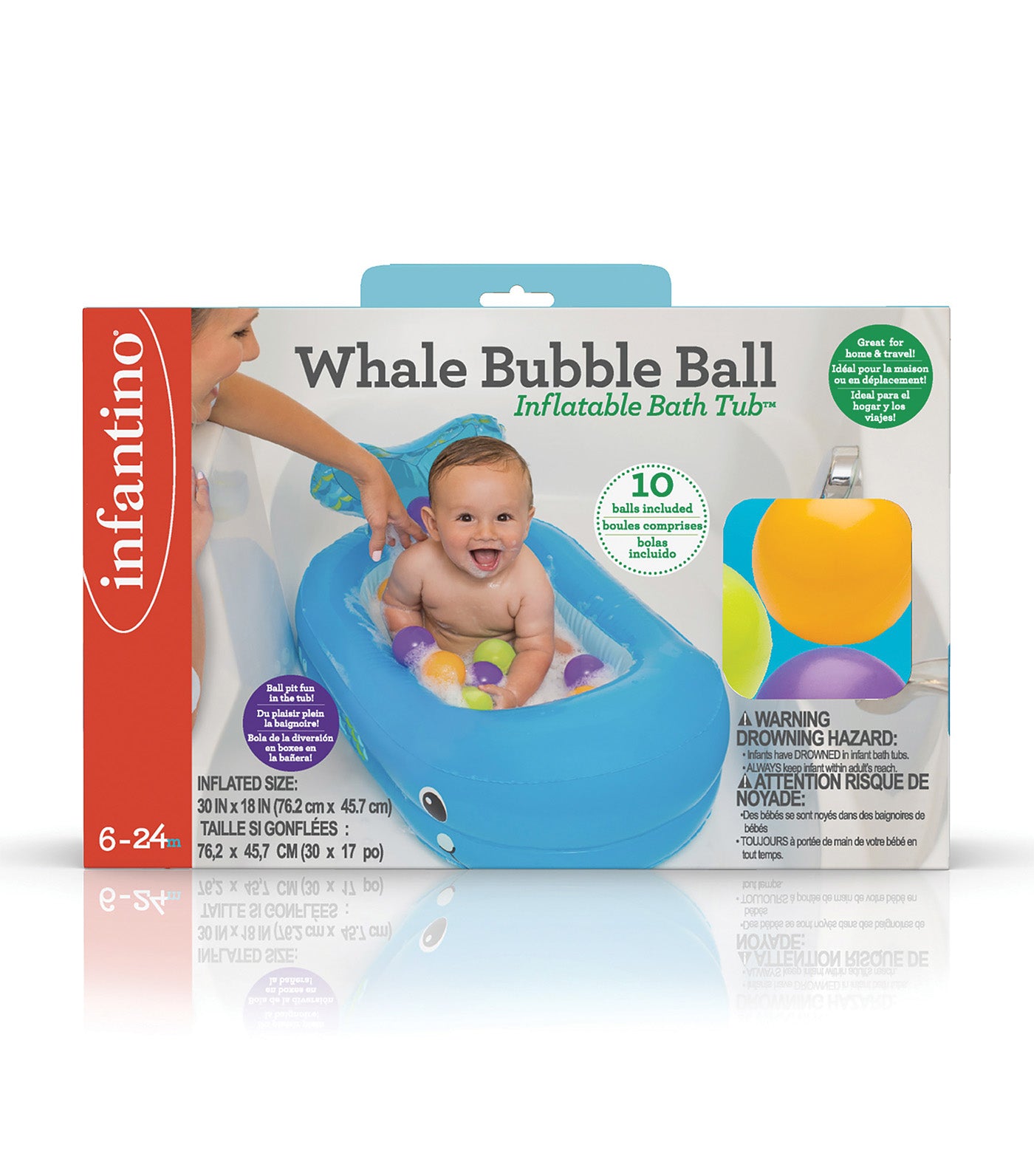 Whale Inflatable Bath Tub