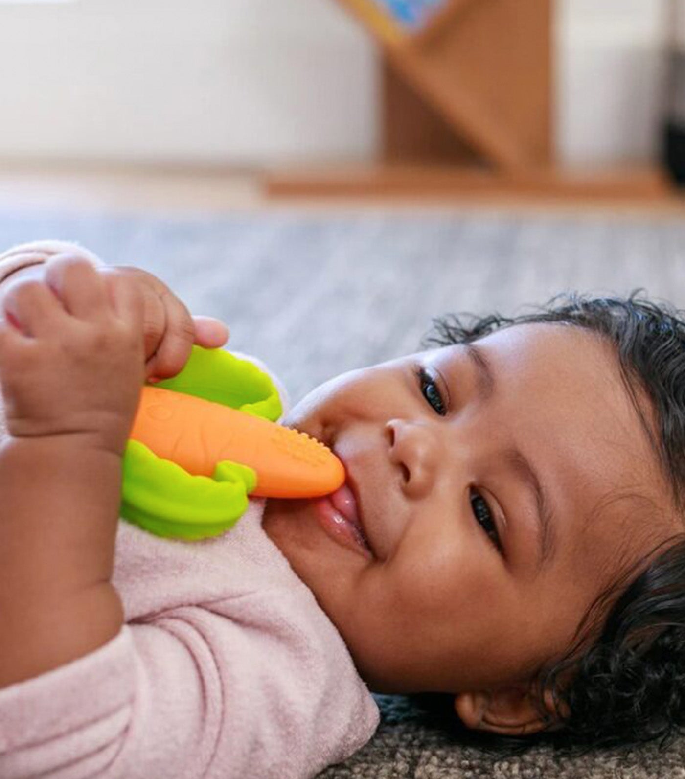 Textured Carrot Teether