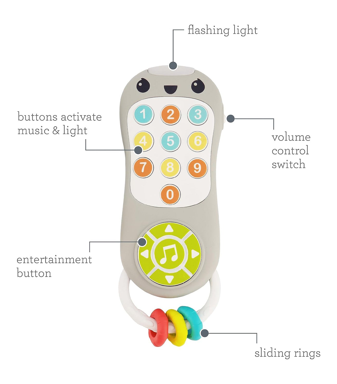 Music & Light Pretend Remote Control