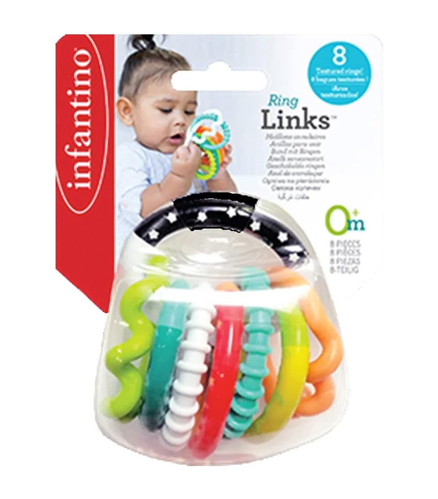 Textured Ring Links