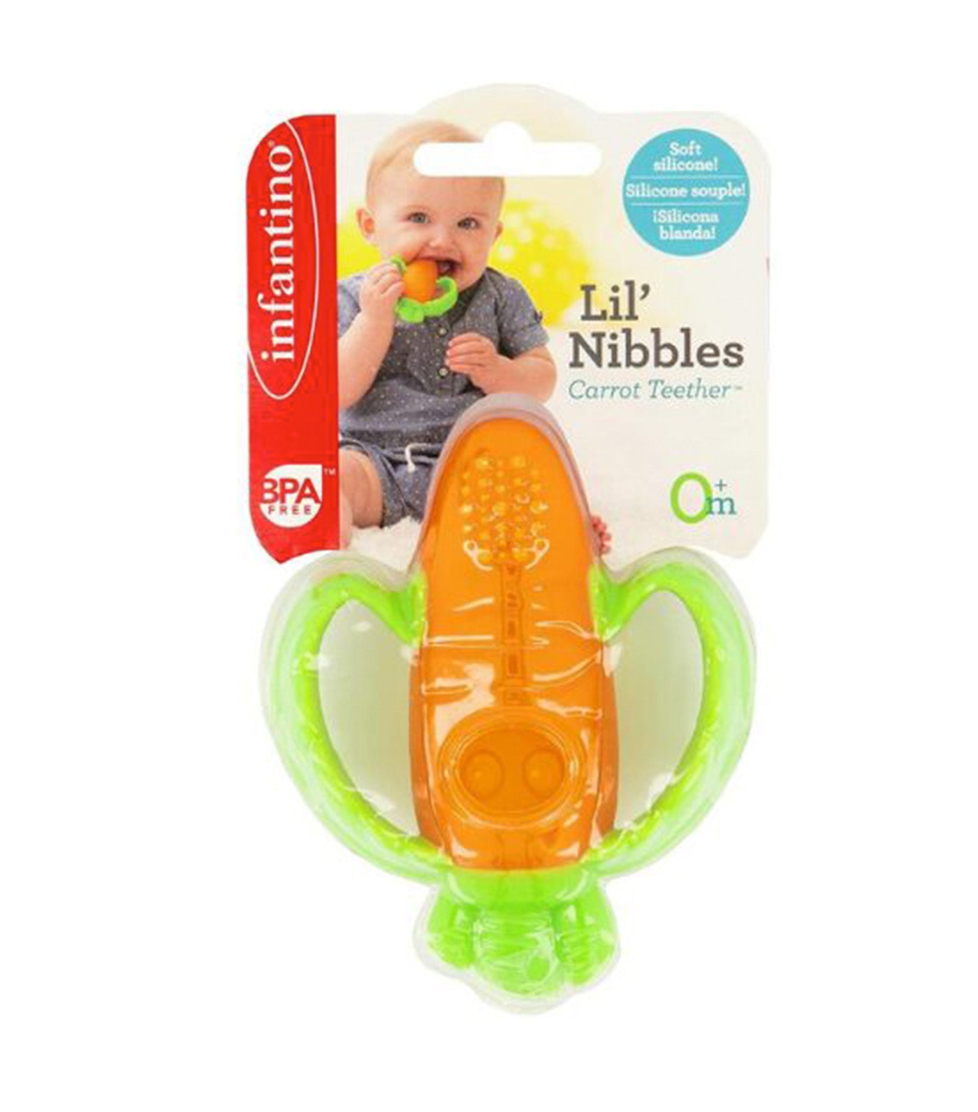 Textured Carrot Teether