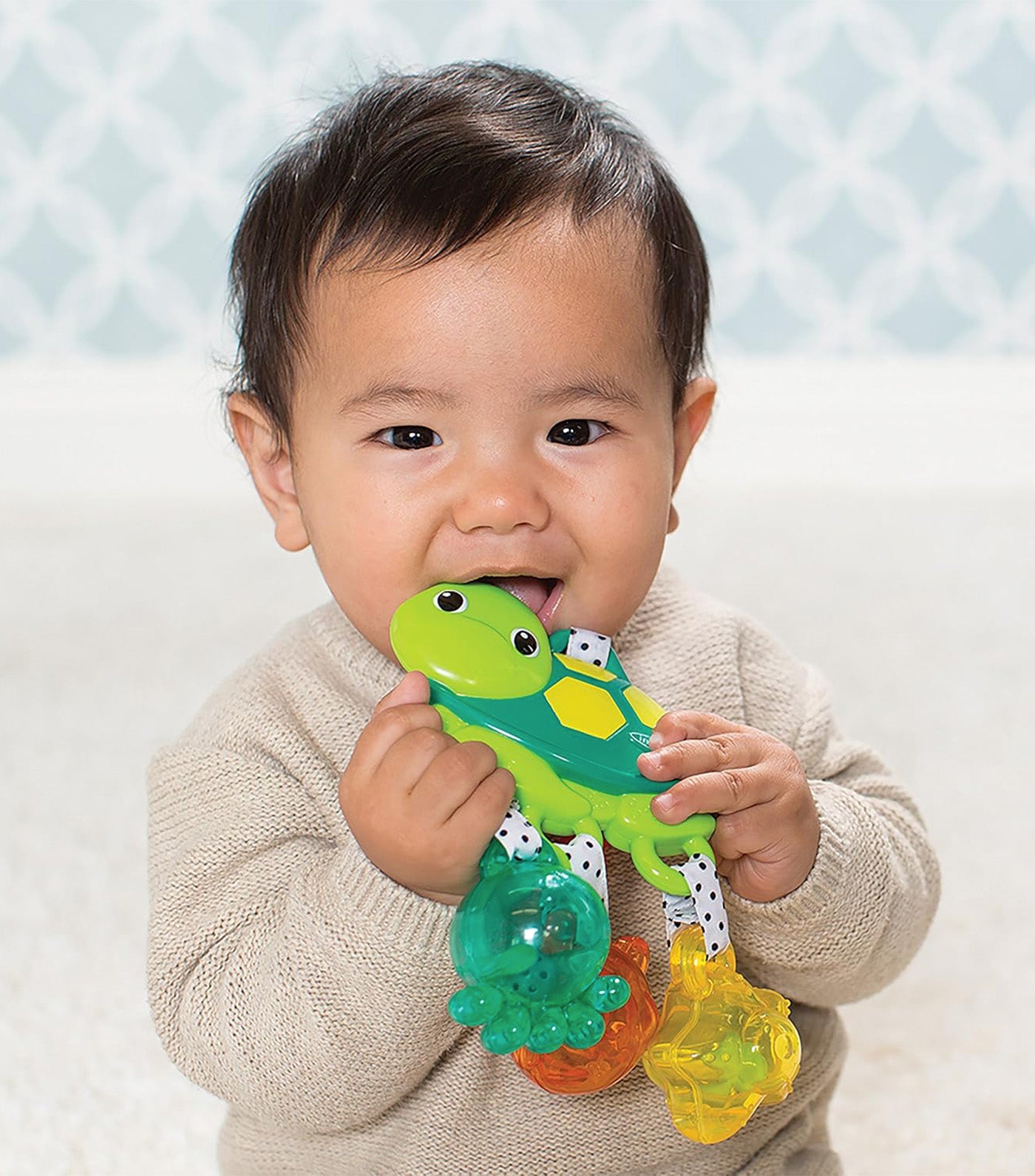 Jingle Sea Charm Turtle Rattle