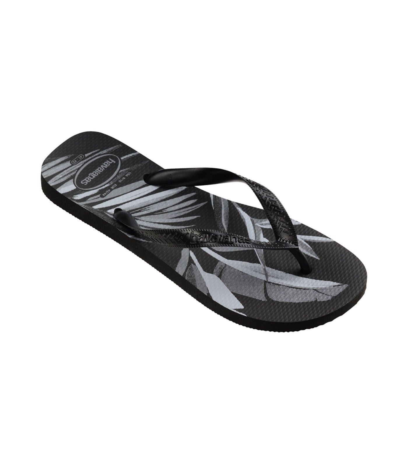 Top Aloha Flip Flops Black/Black/Gray