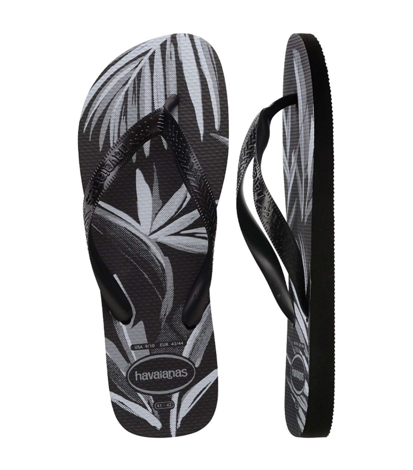 Top Aloha Flip Flops Black/Black/Gray
