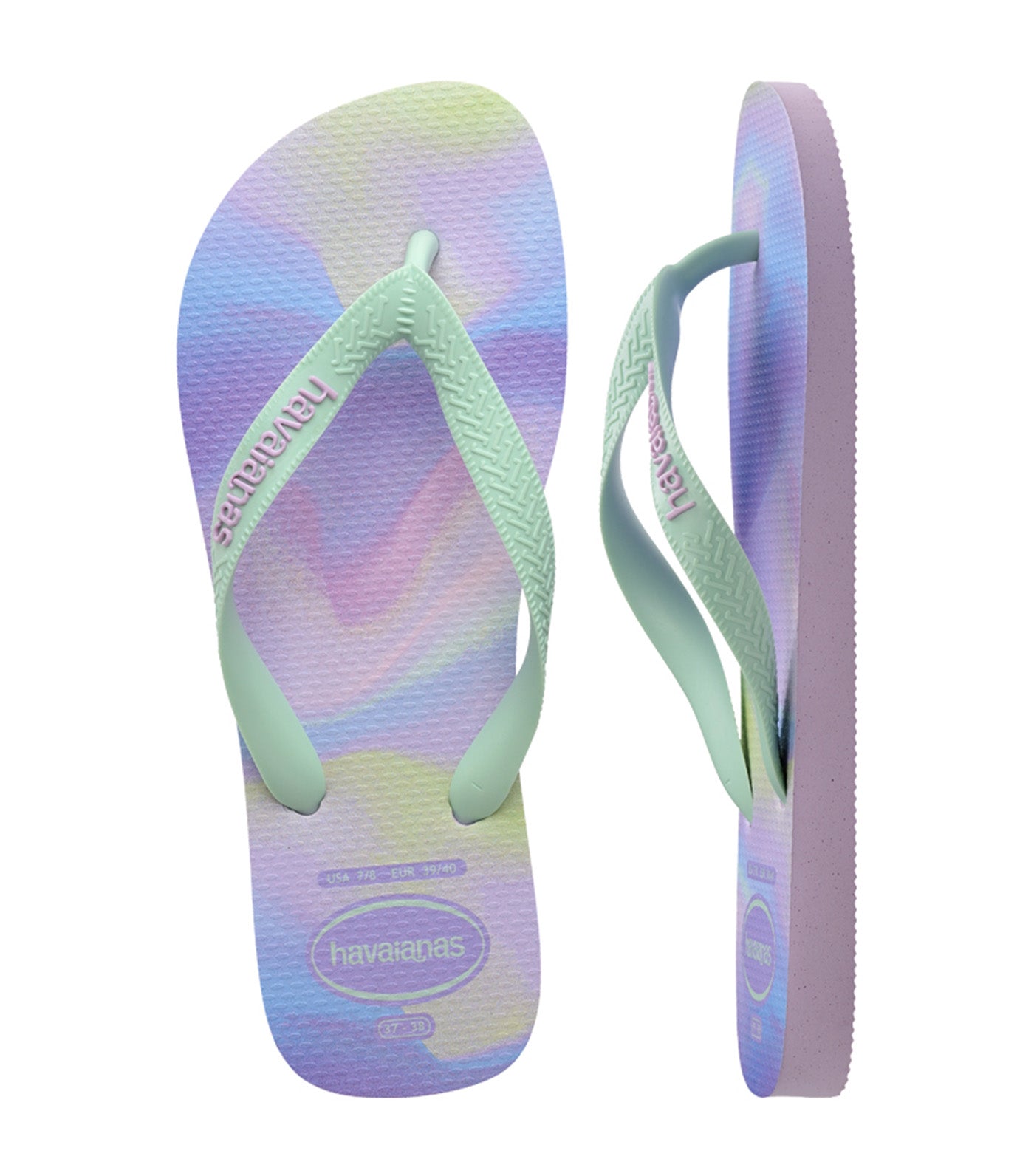 Top Fashion Flip Flops Purple Fantasy