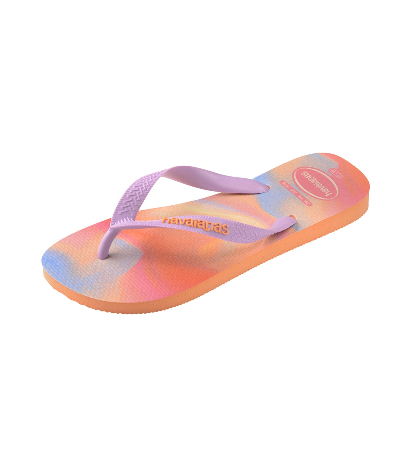 Top Fashion Flip Flops Peach/Peach