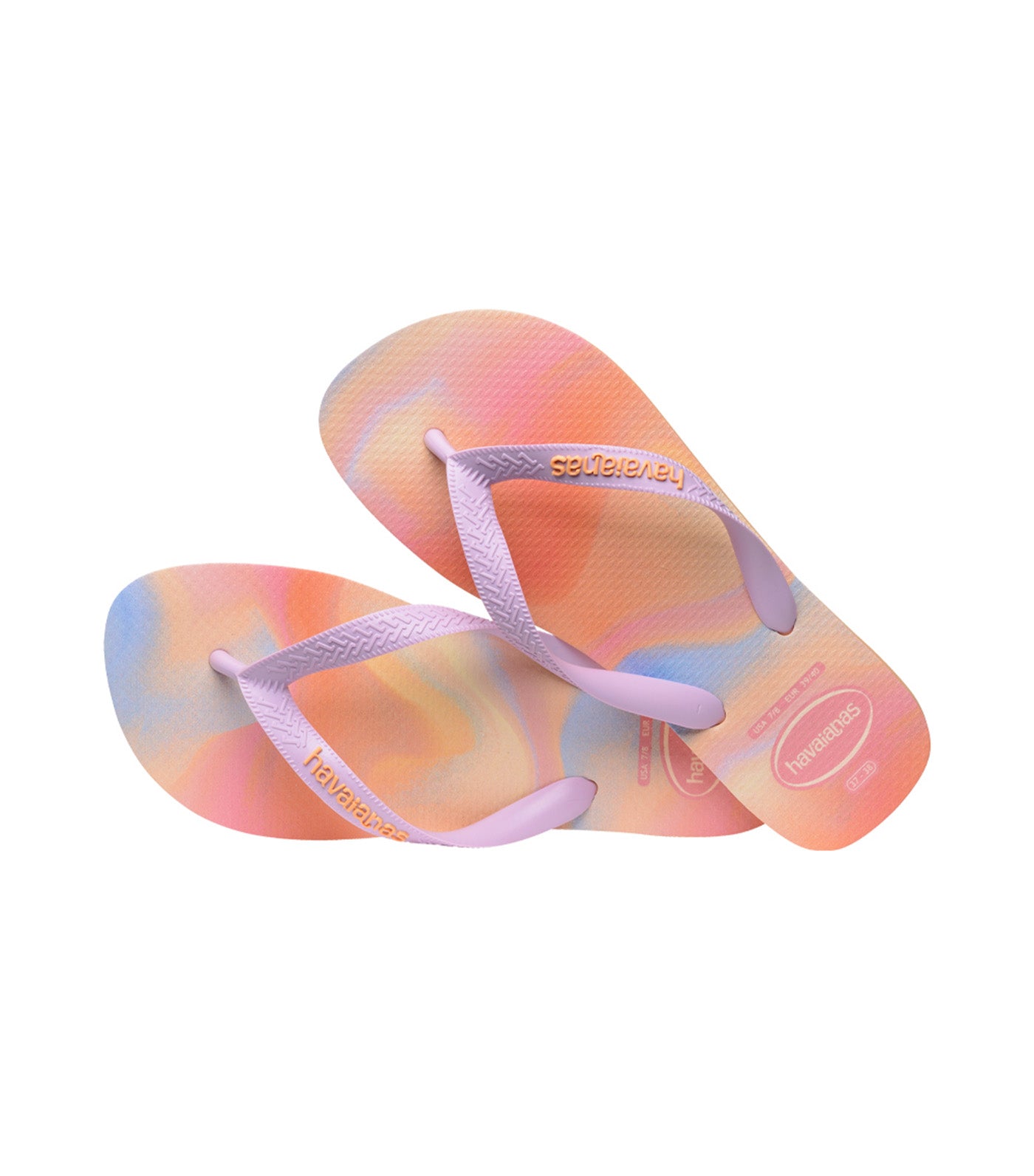 Top Fashion Flip Flops Peach/Peach