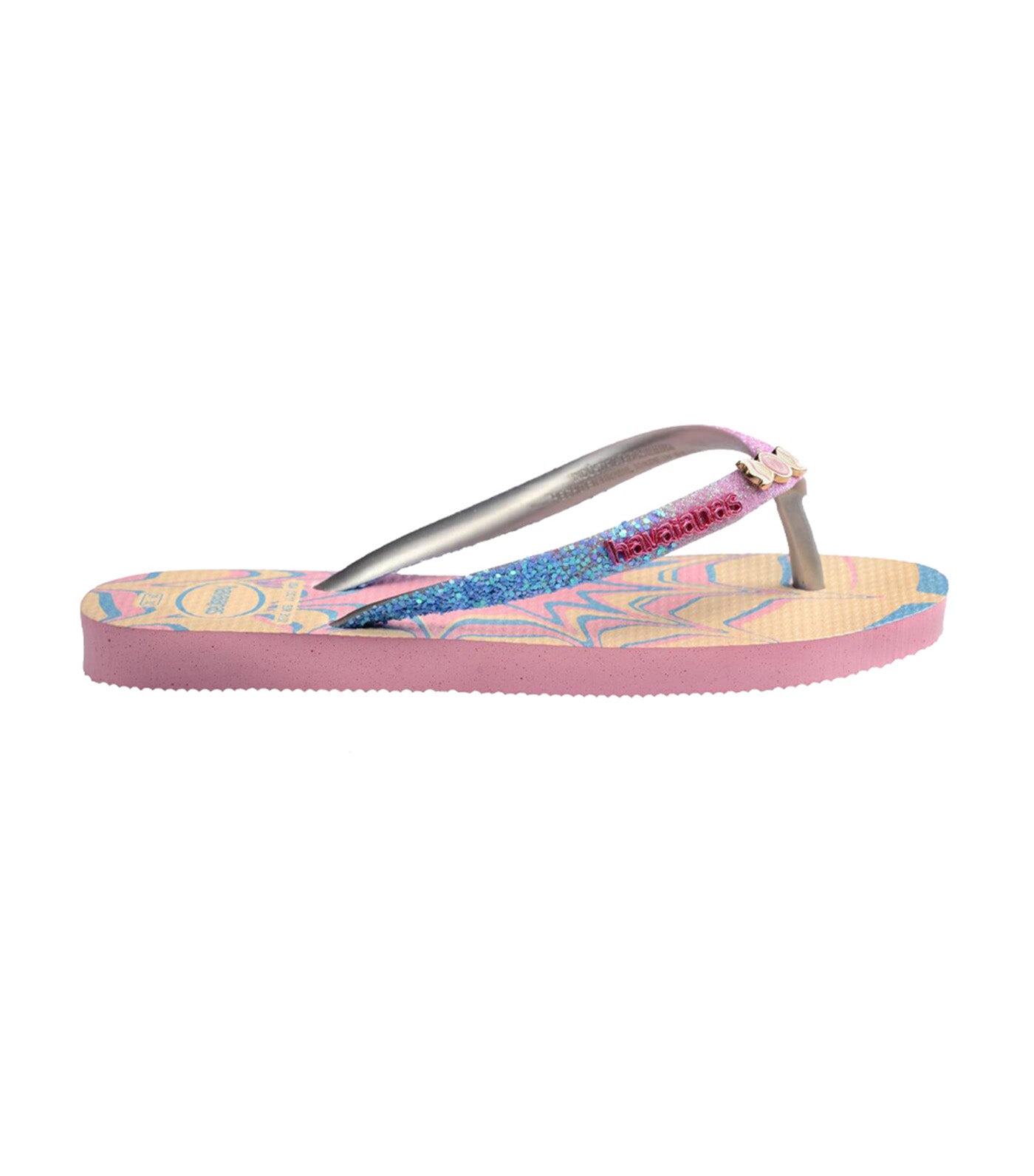 Kids Slim Glitter Trendy Flip Flops