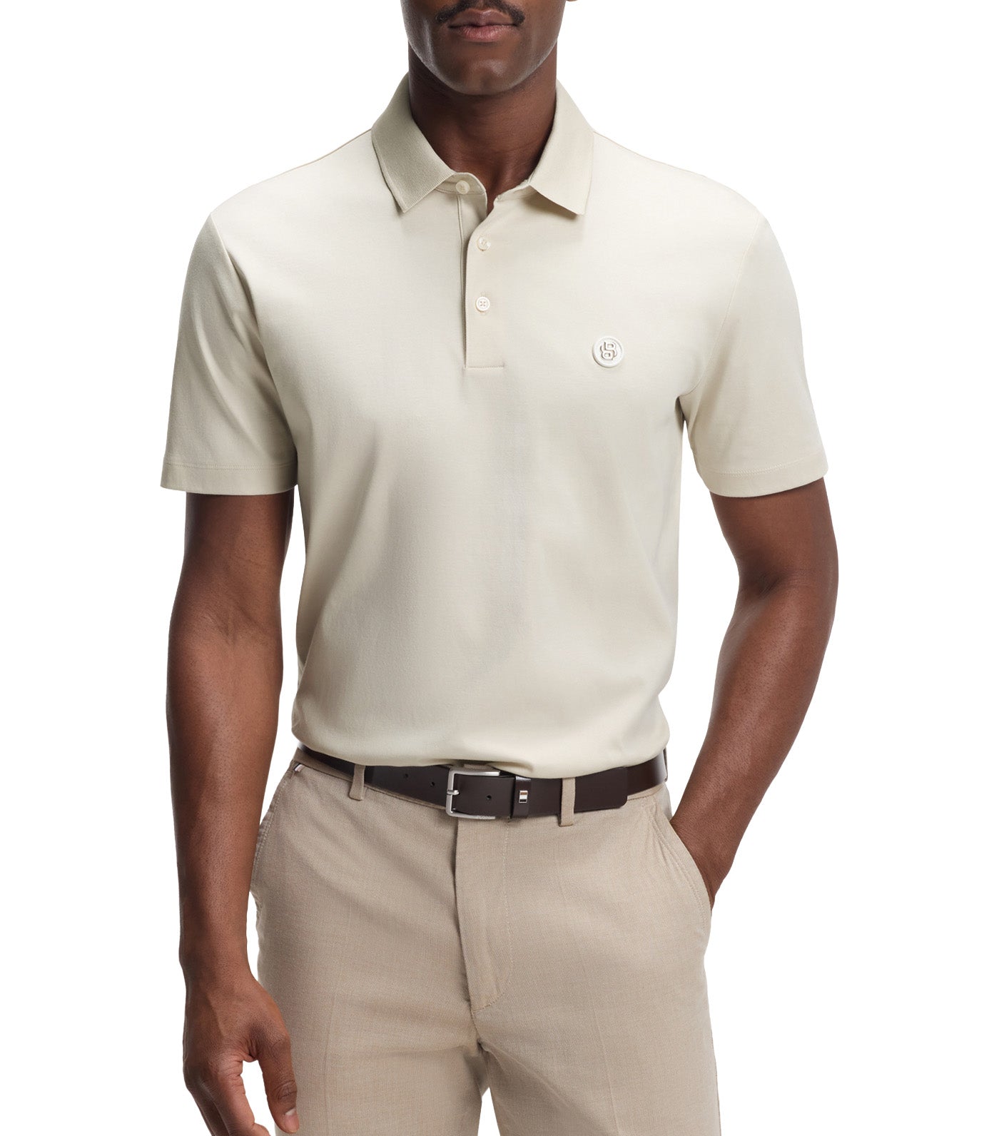 C-Parris 01 63030 Polo Shirt 131 Open White