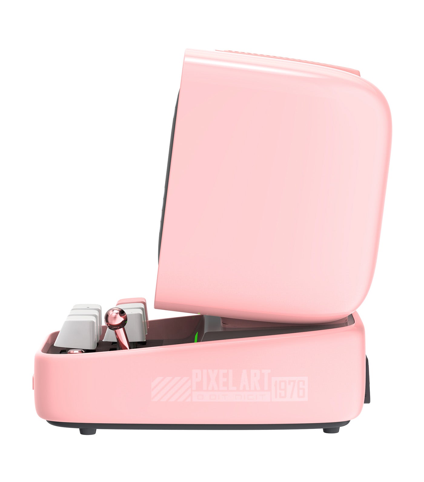 Ditoo Mic Pixel Art Speaker with Microphone Pink