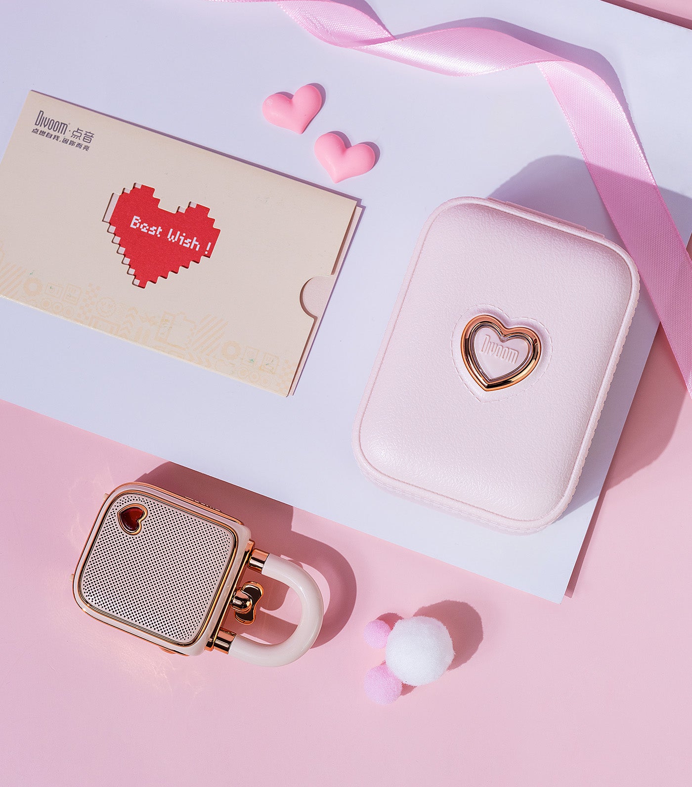 Lovelock Portable Speakers Pink