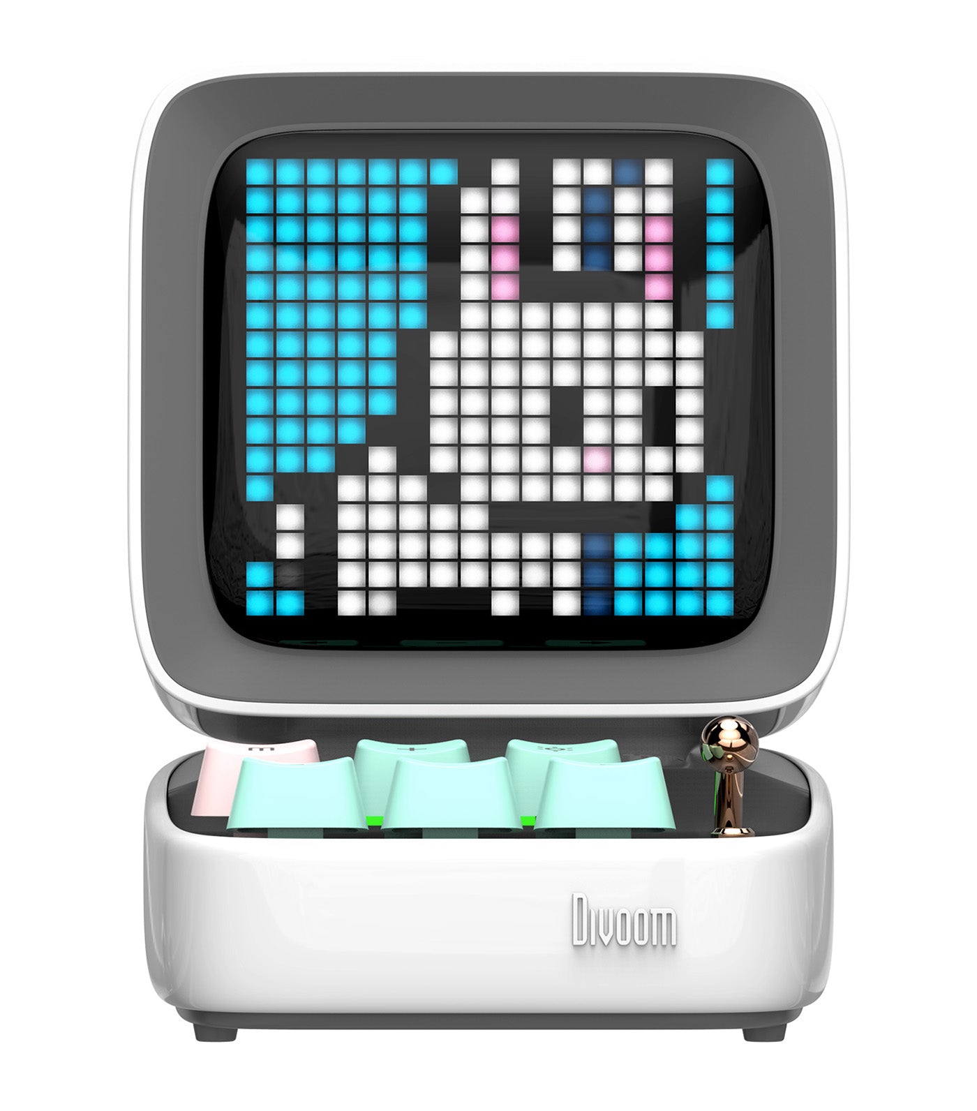 Ditoo Pro Pixel Art Speakers White