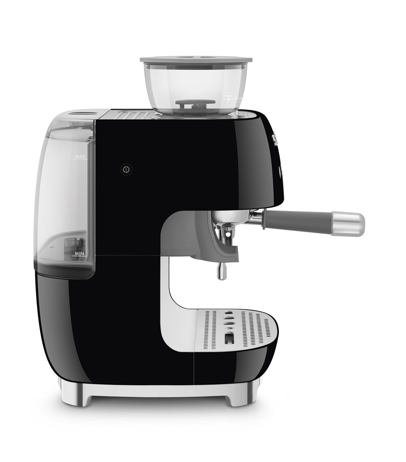 Espresso Coffee Machine with Grinder Black