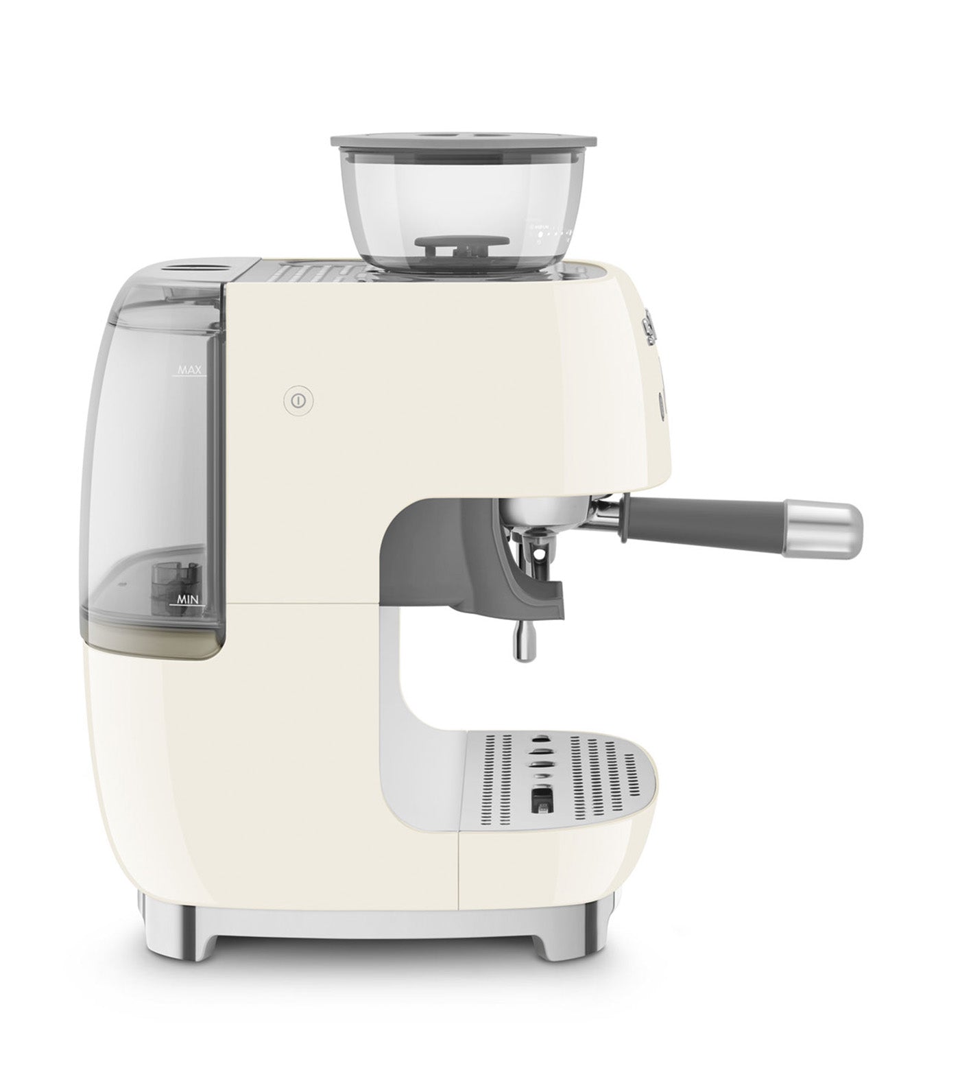 Espresso Coffee Machine with Grinder Cream