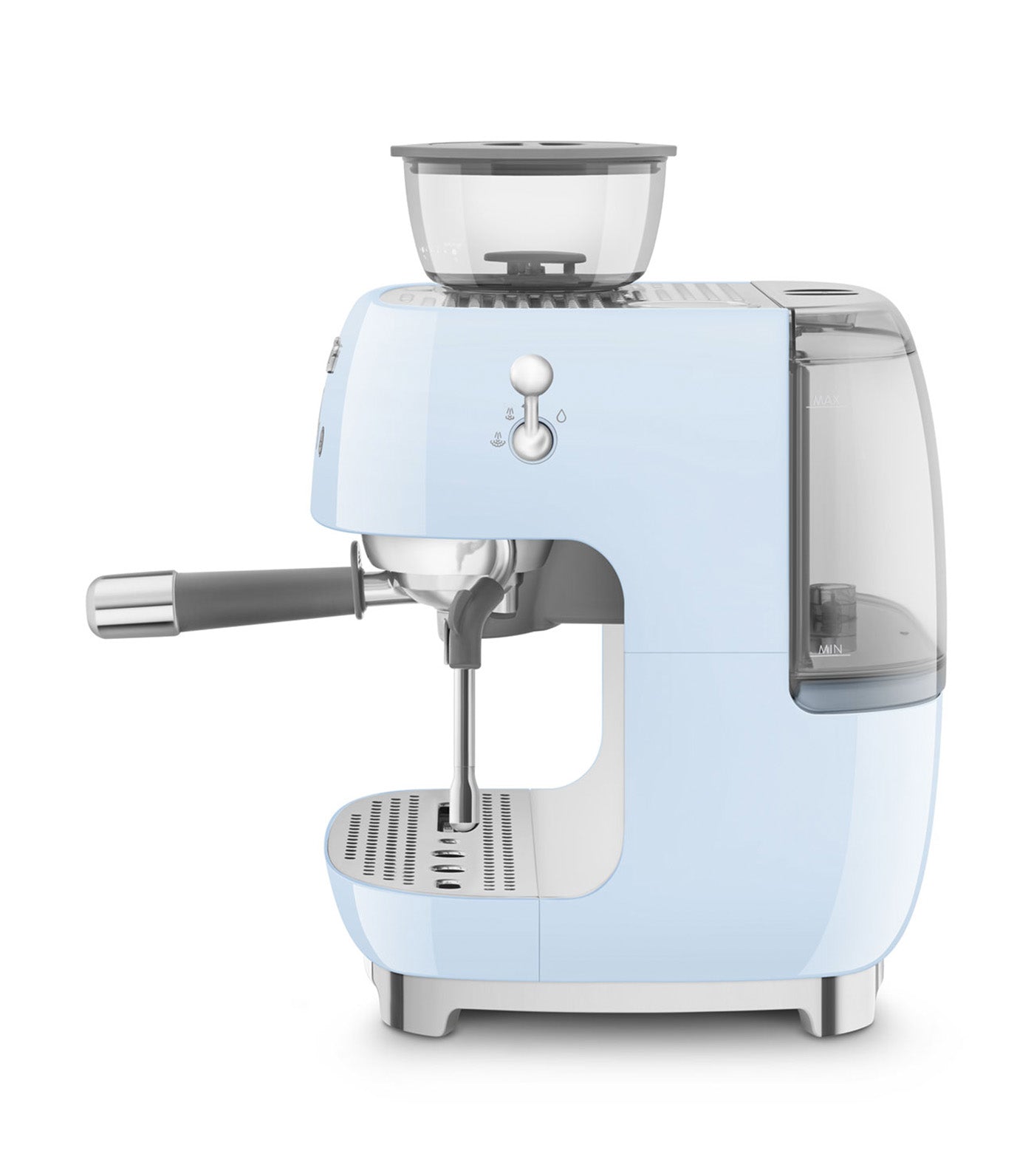 Espresso Coffee Machine with Grinder Pastel Blue