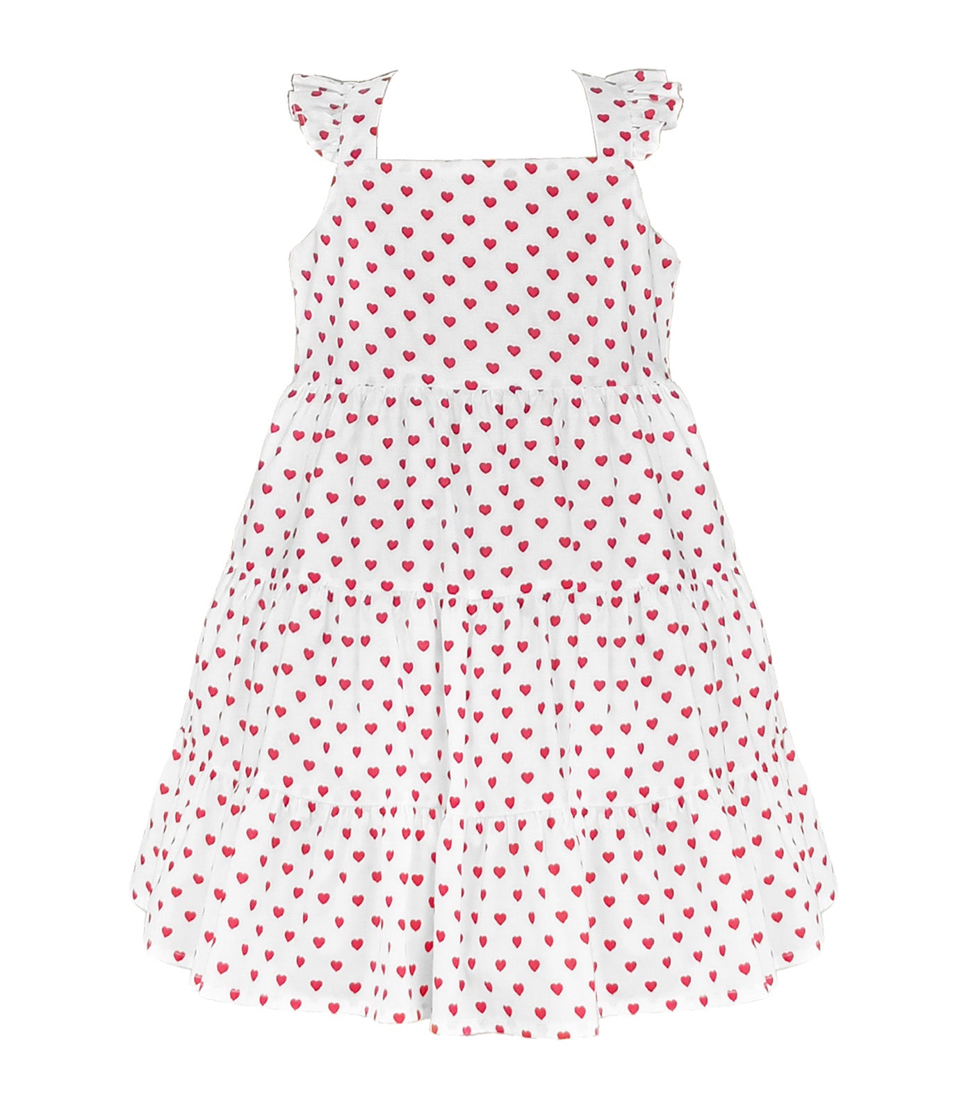 Bella Tiered Dress White