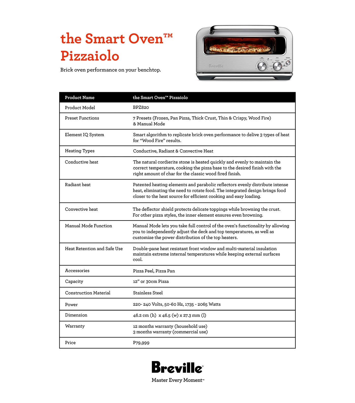 the Smart Oven™ Pizzaiolo