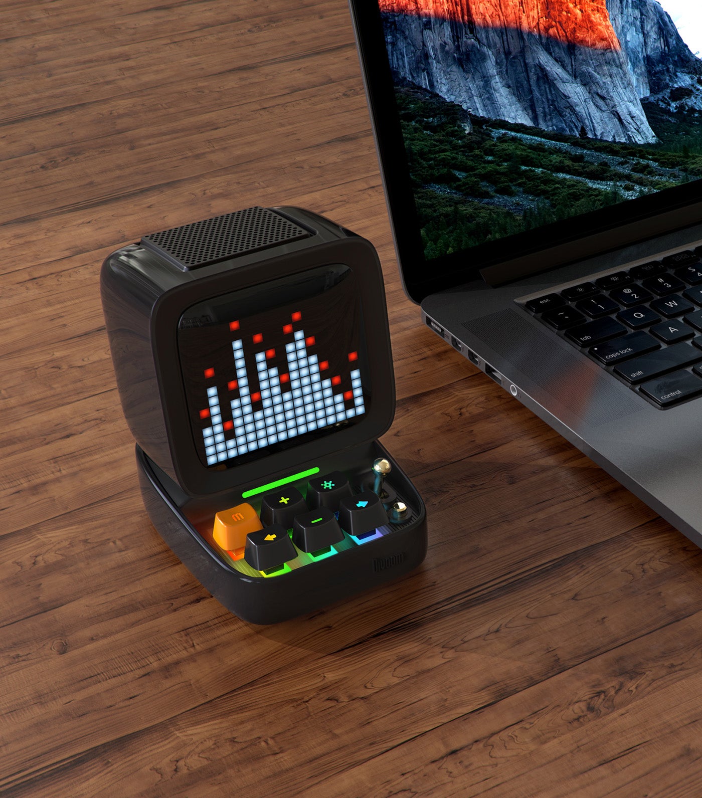 Ditoo Pro Pixel Art Speakers Black