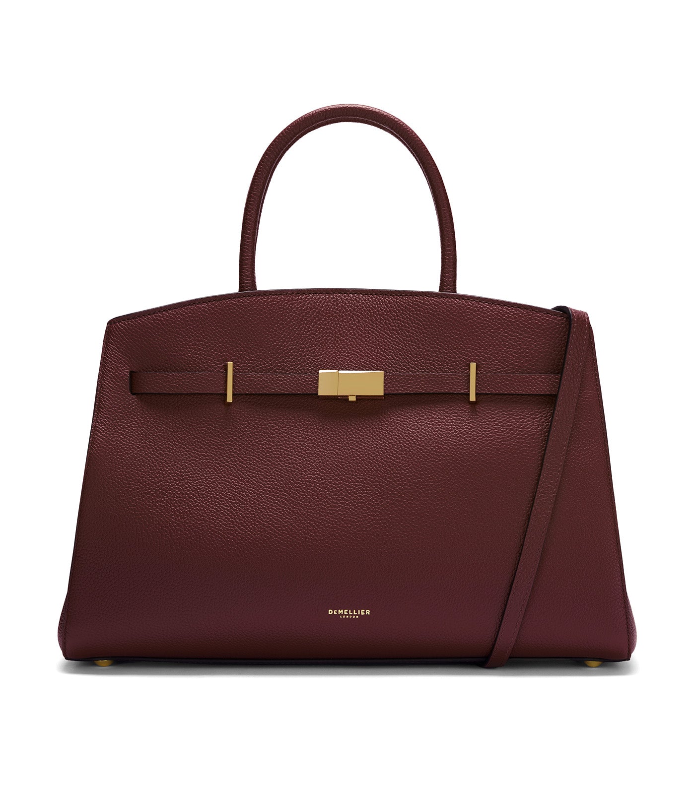 DeMellier The Midi Hudson Handbag Burgundy