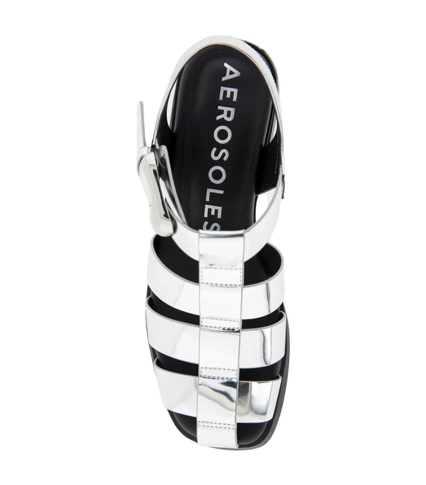 Aerosoles Dapper Fisherman Sandals Silver