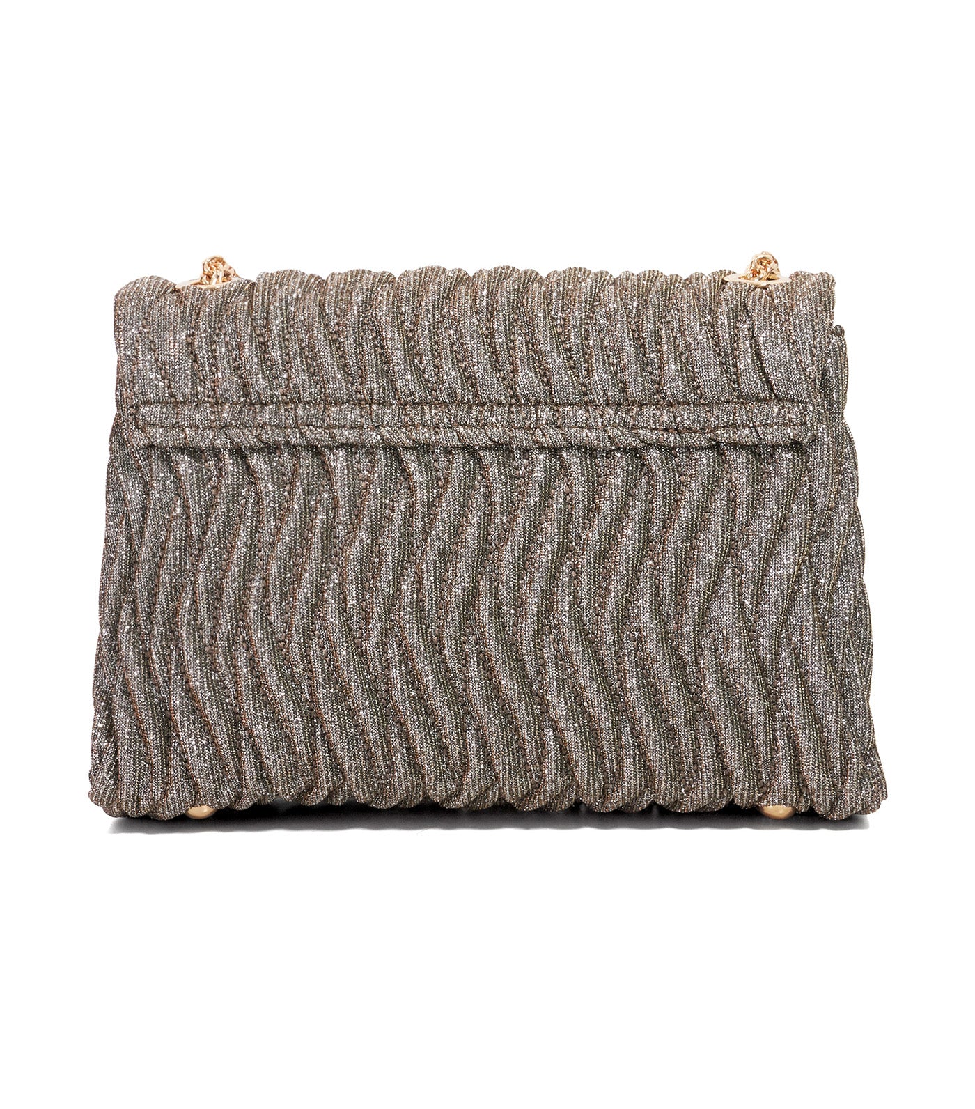 Darling Bug Quilt Shoulder Bag Bronze