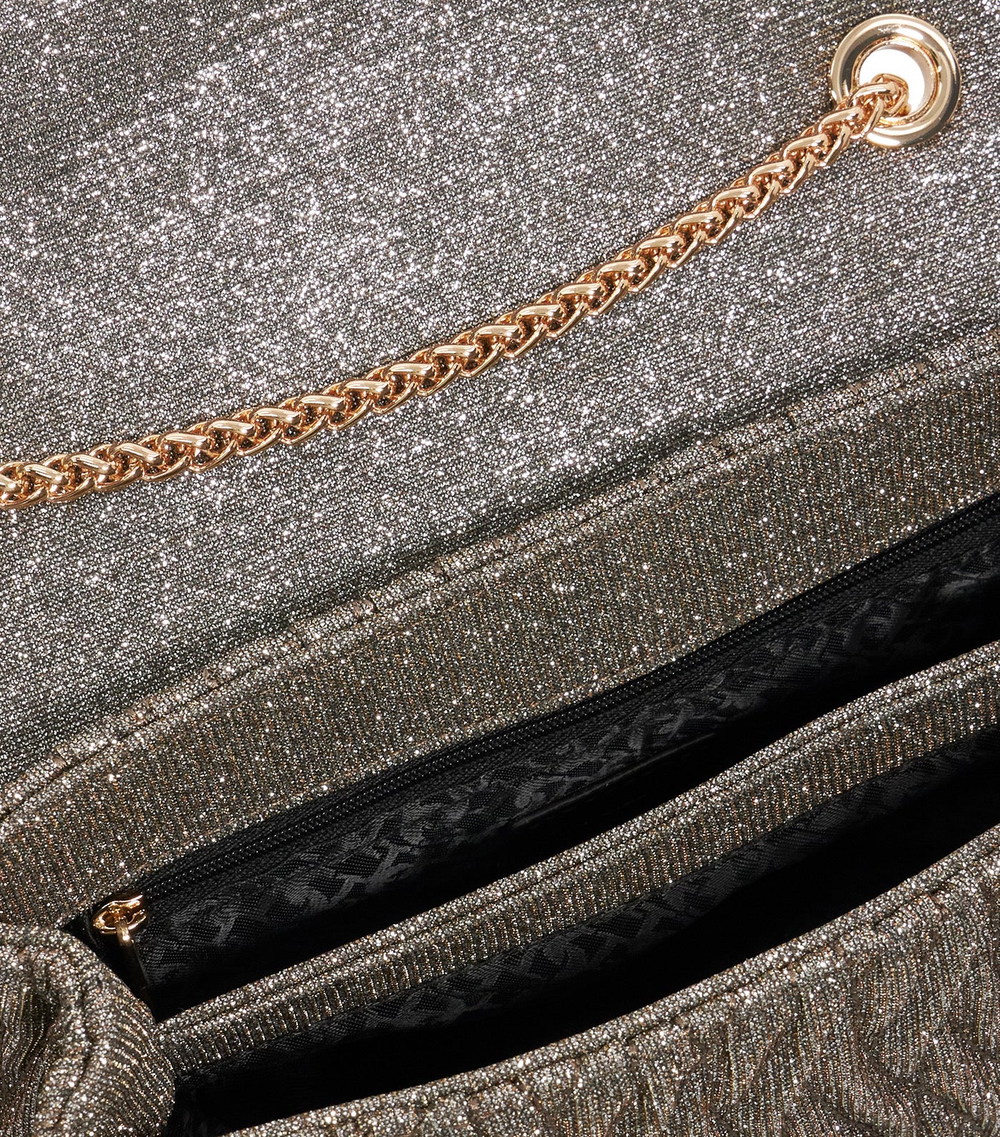 Darling Bug Quilt Shoulder Bag Bronze