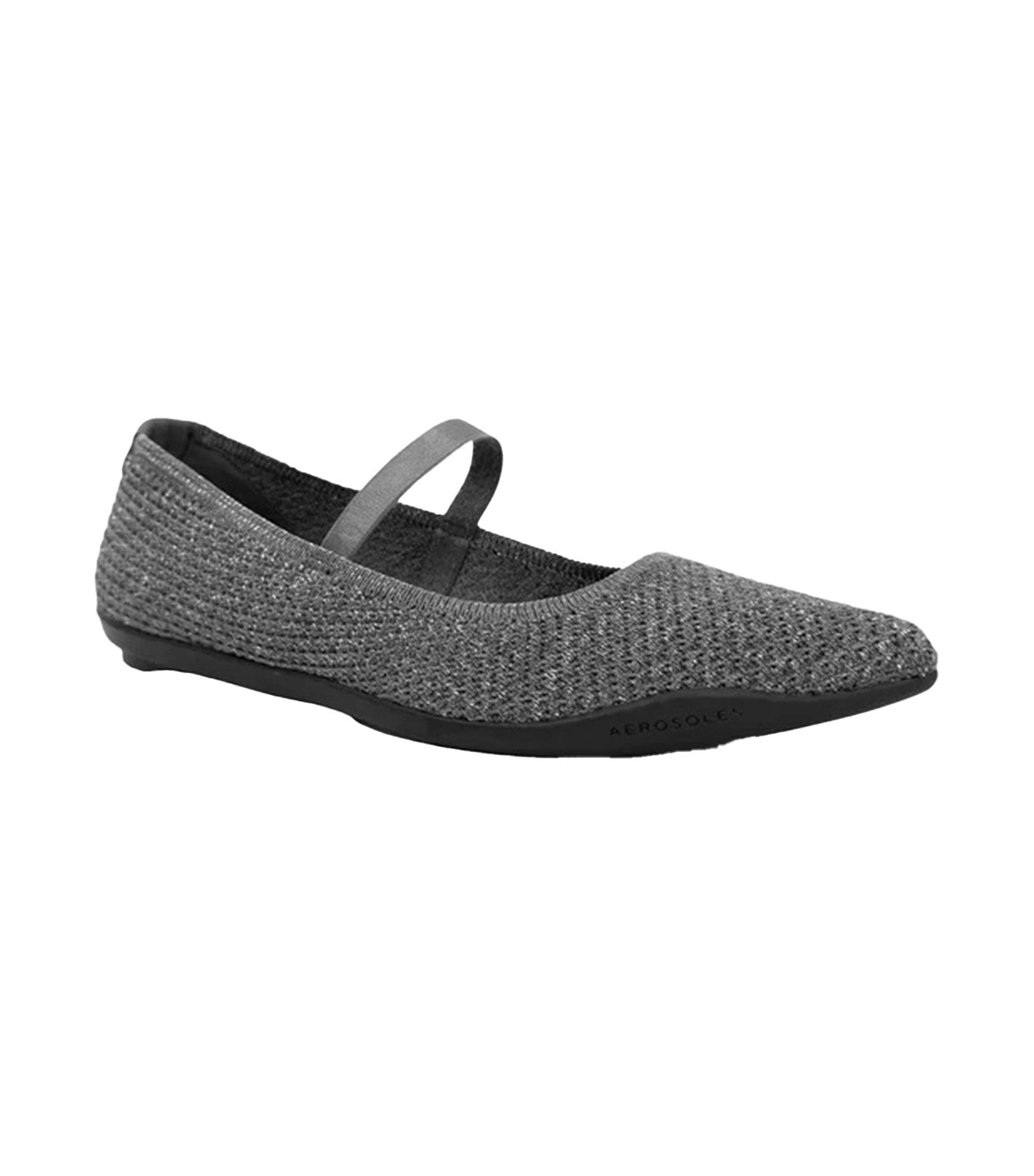 Aerosoles Davina Mary Jane Flats Gunmetal