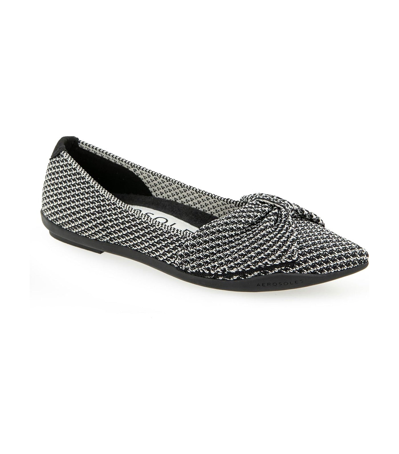 Davita Dress Flats Black/Eggnog