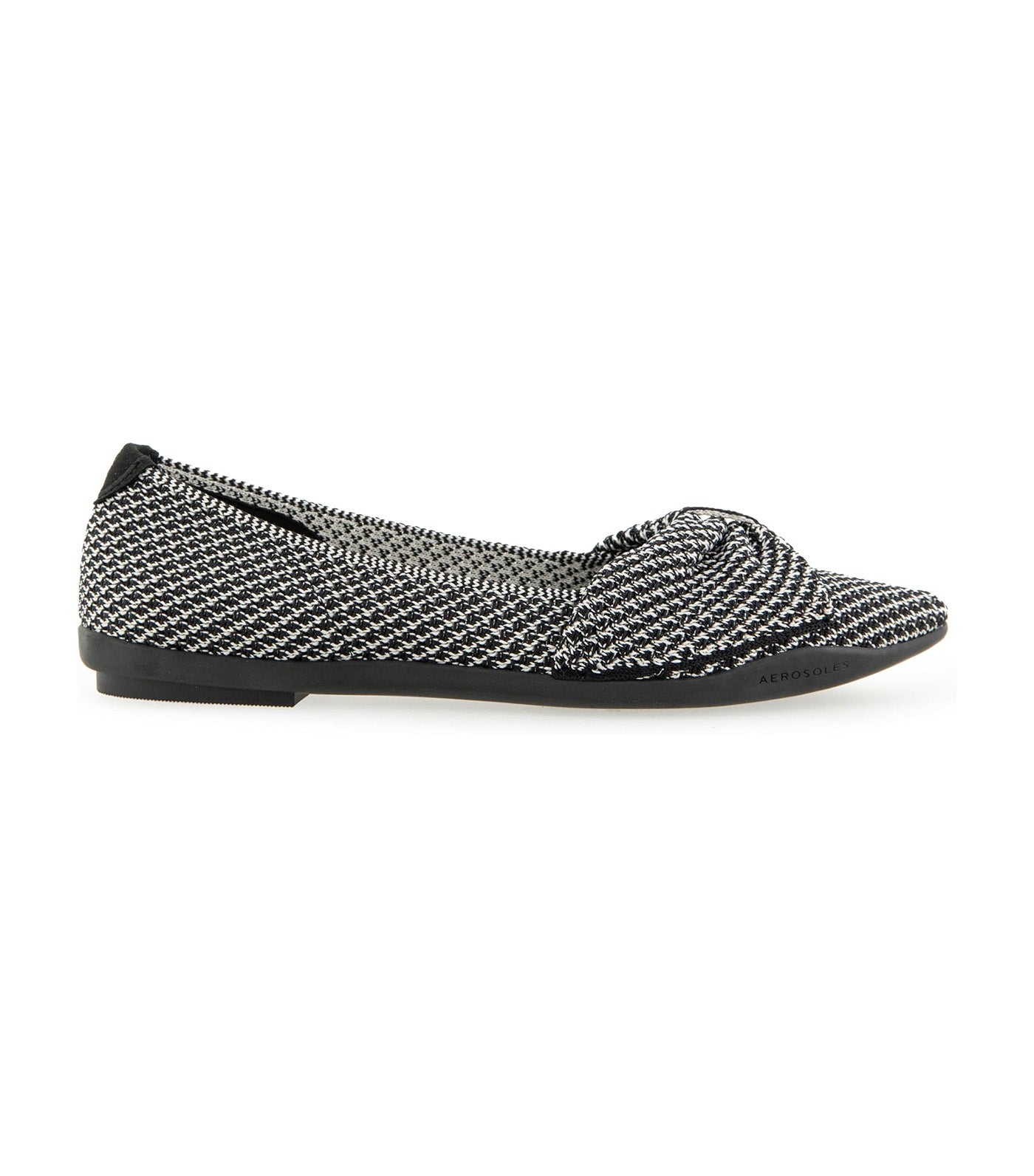 Davita Dress Flats Black/Eggnog
