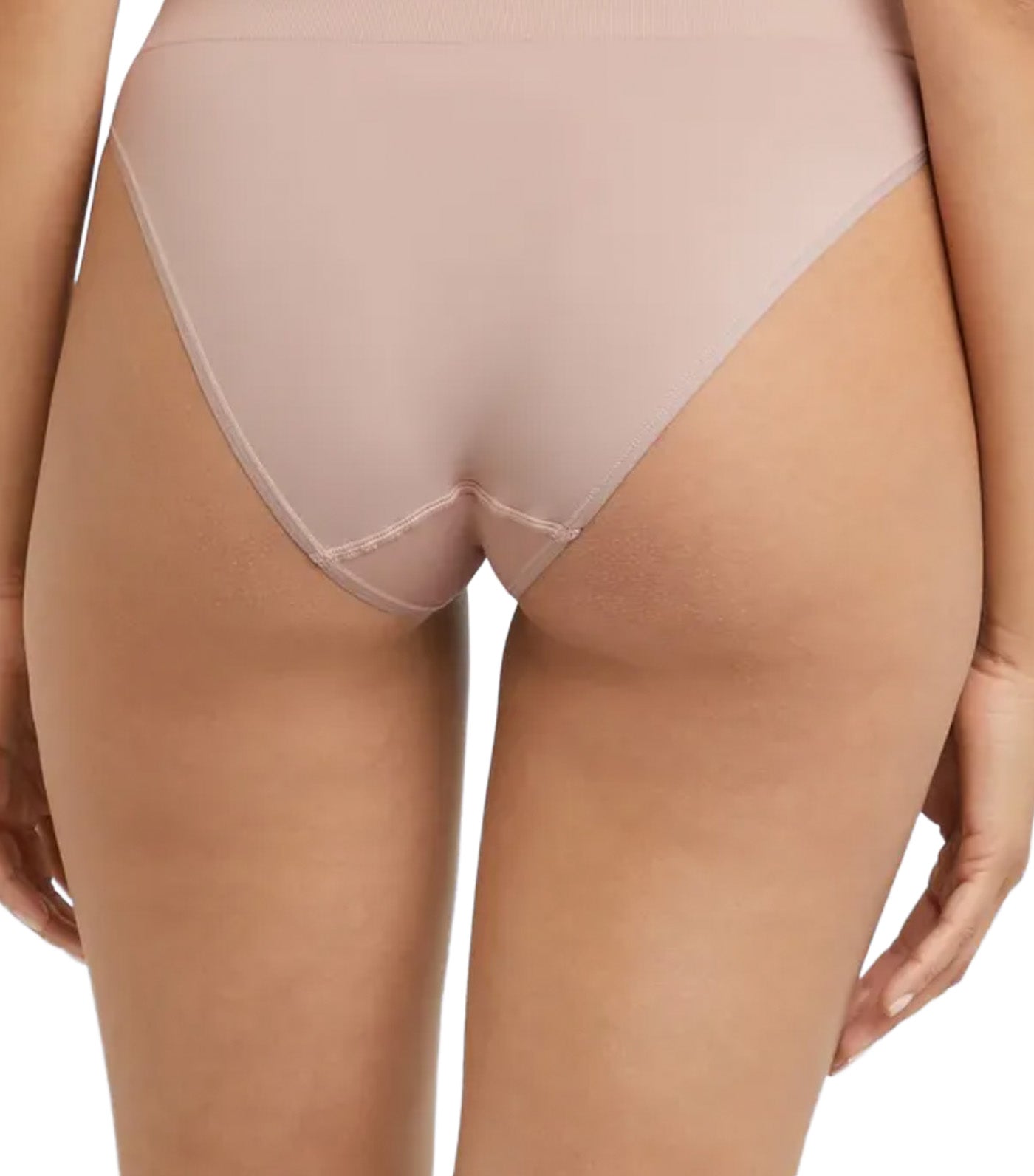 Seamless High Leg Bikini Underwear Evening Blush