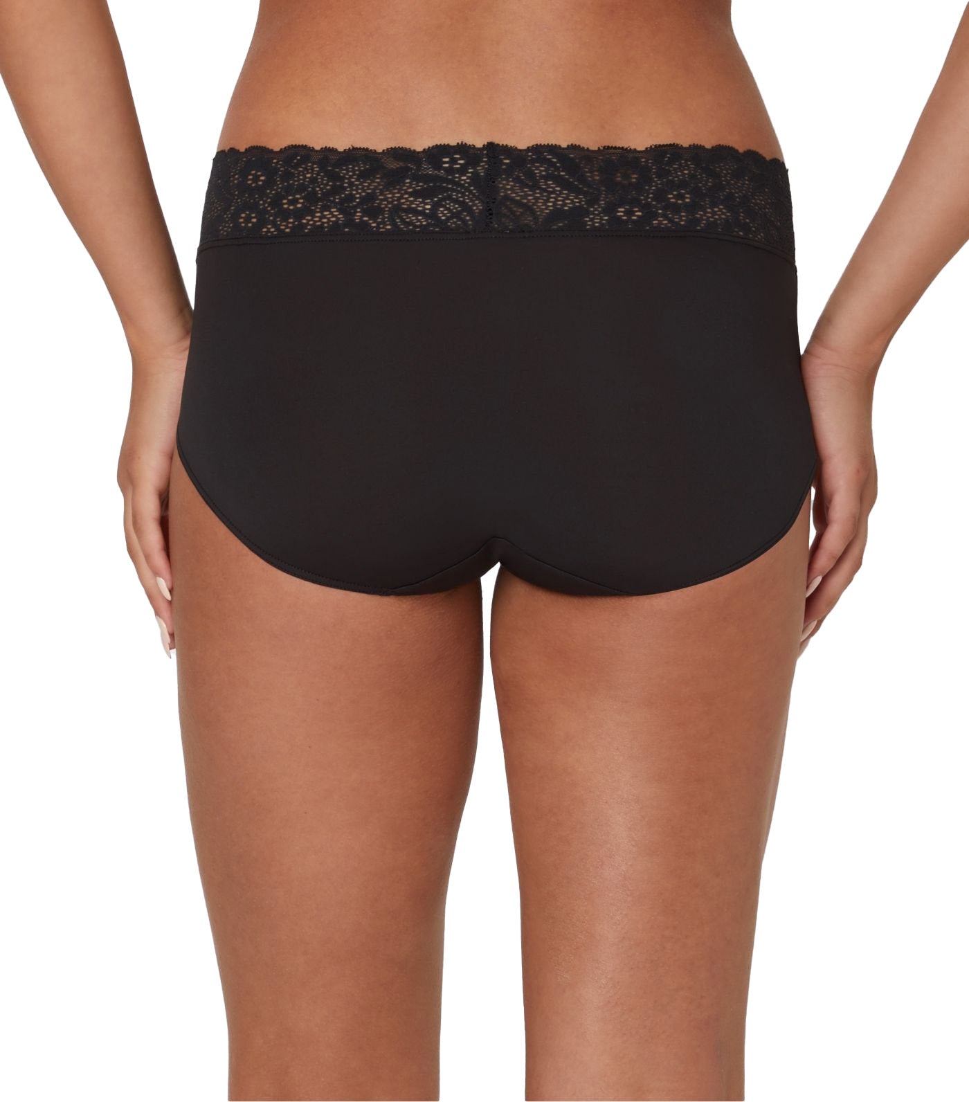 Perfect Fit Stretch Lace Hipster Underwear 3-Pack Black