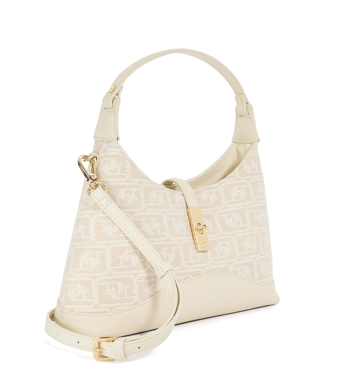 Dorset Medium Turnlock Shoulder Bag Cream