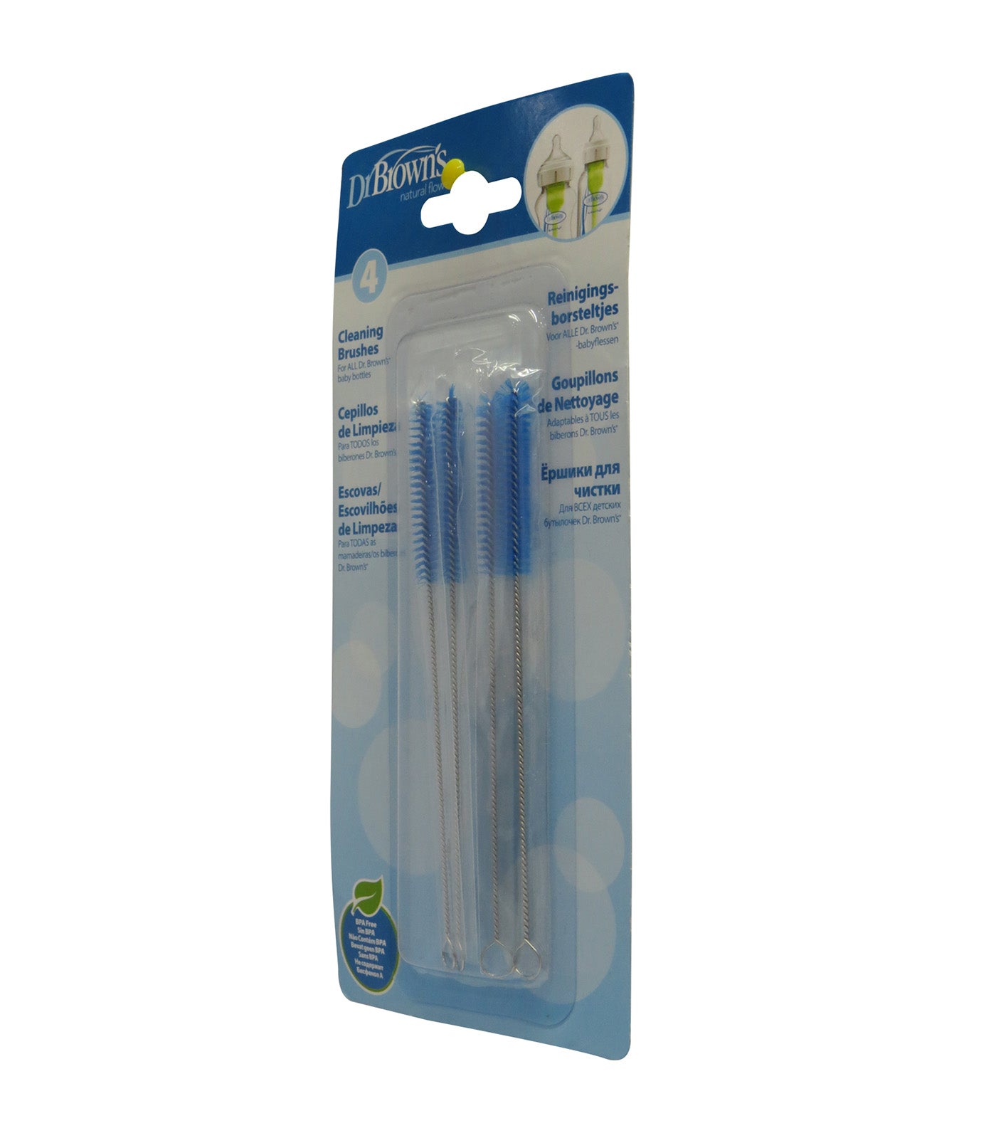 Cleaning Brushes, 4 Pieces/Pack