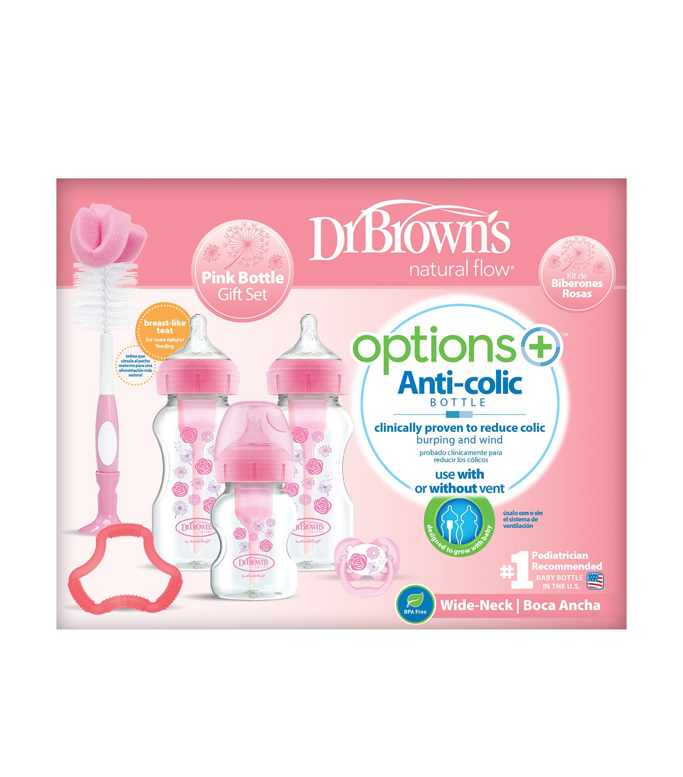 Feeding Bottle Wide-Neck Options+ Gift Set