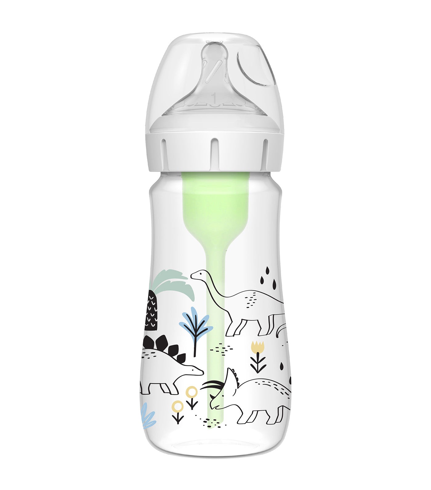 Feeding Bottle Pp Options+ Wide-Neck 9oz/270m - Dinosaurs