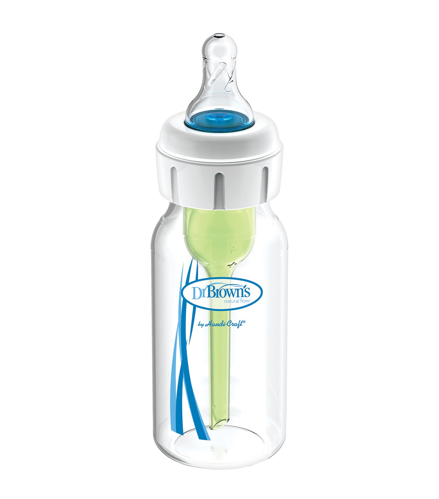 Bottle Retail with Infant-Paced Feeding Valve + Level 1 Nipple + Extra Valve, 4oz/120 ml