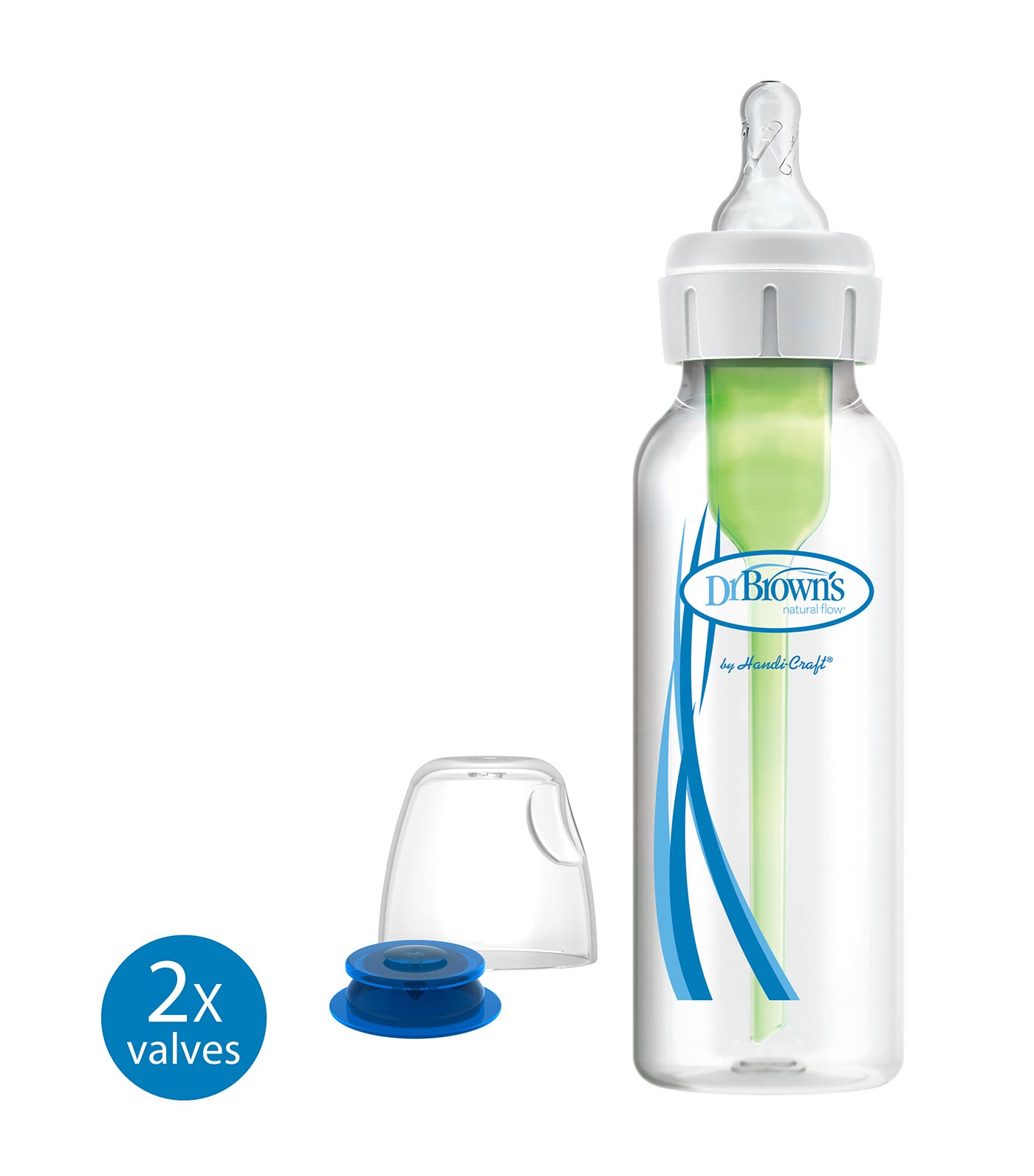 Bottle Retail with Paced Feeding Valve L1 Nipple 250ml