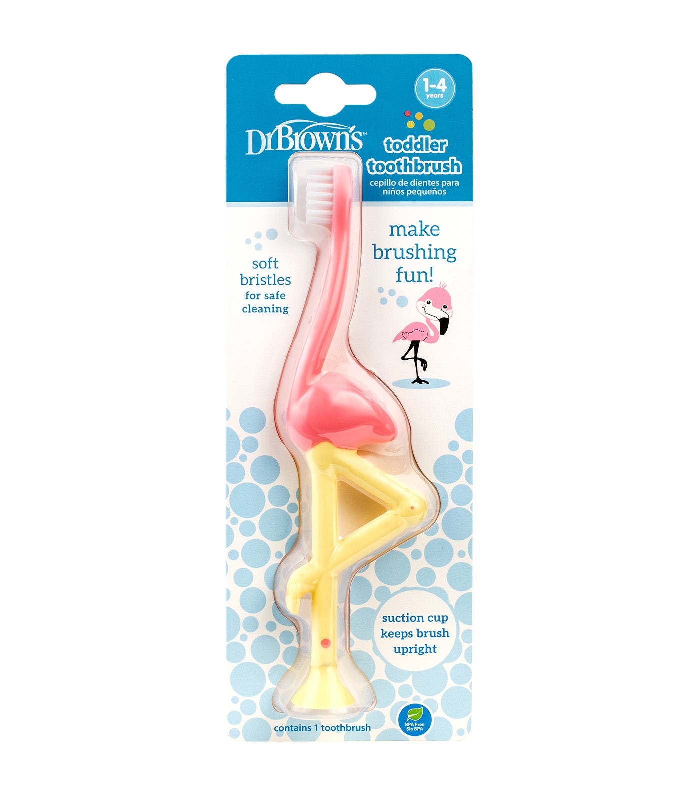 Toddler Toothbrush Flamingo