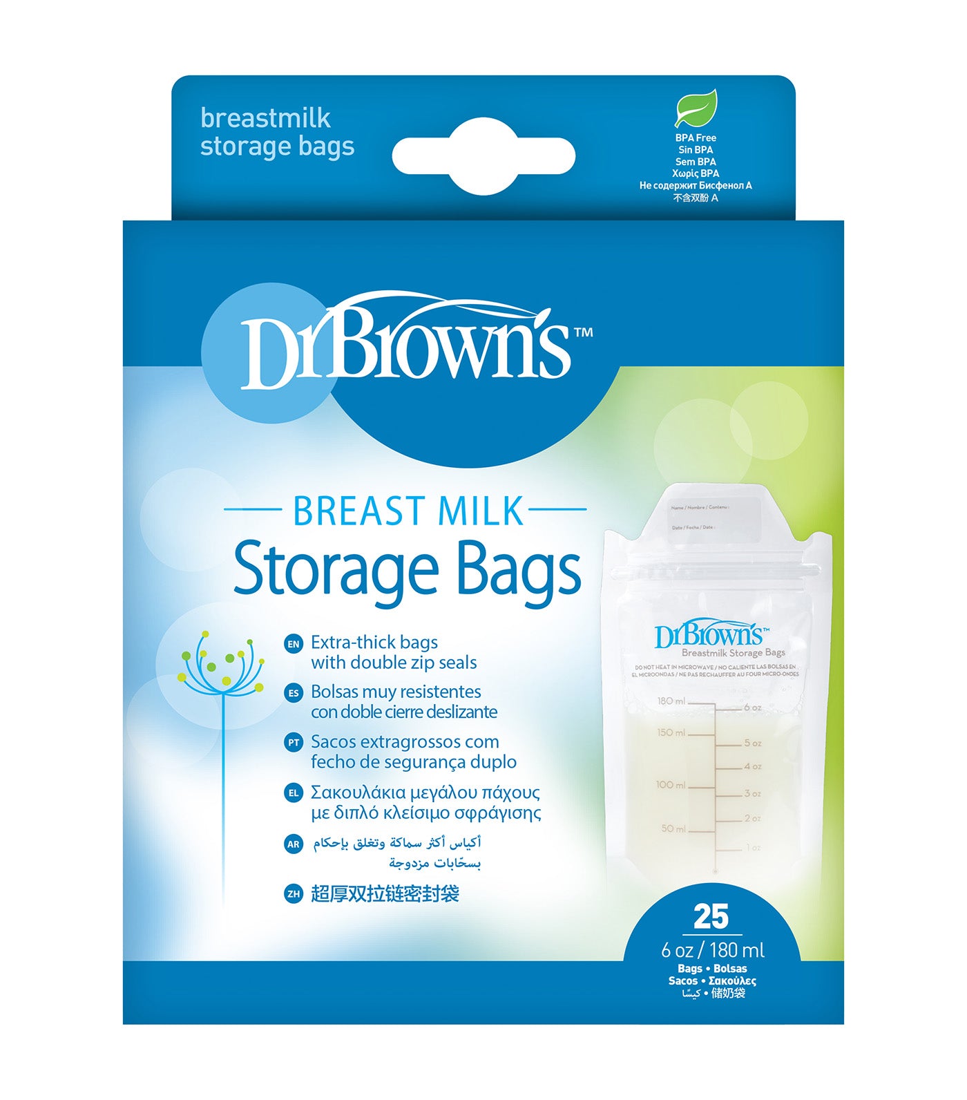 Breastmilk Storage Bags, 25 pieces
