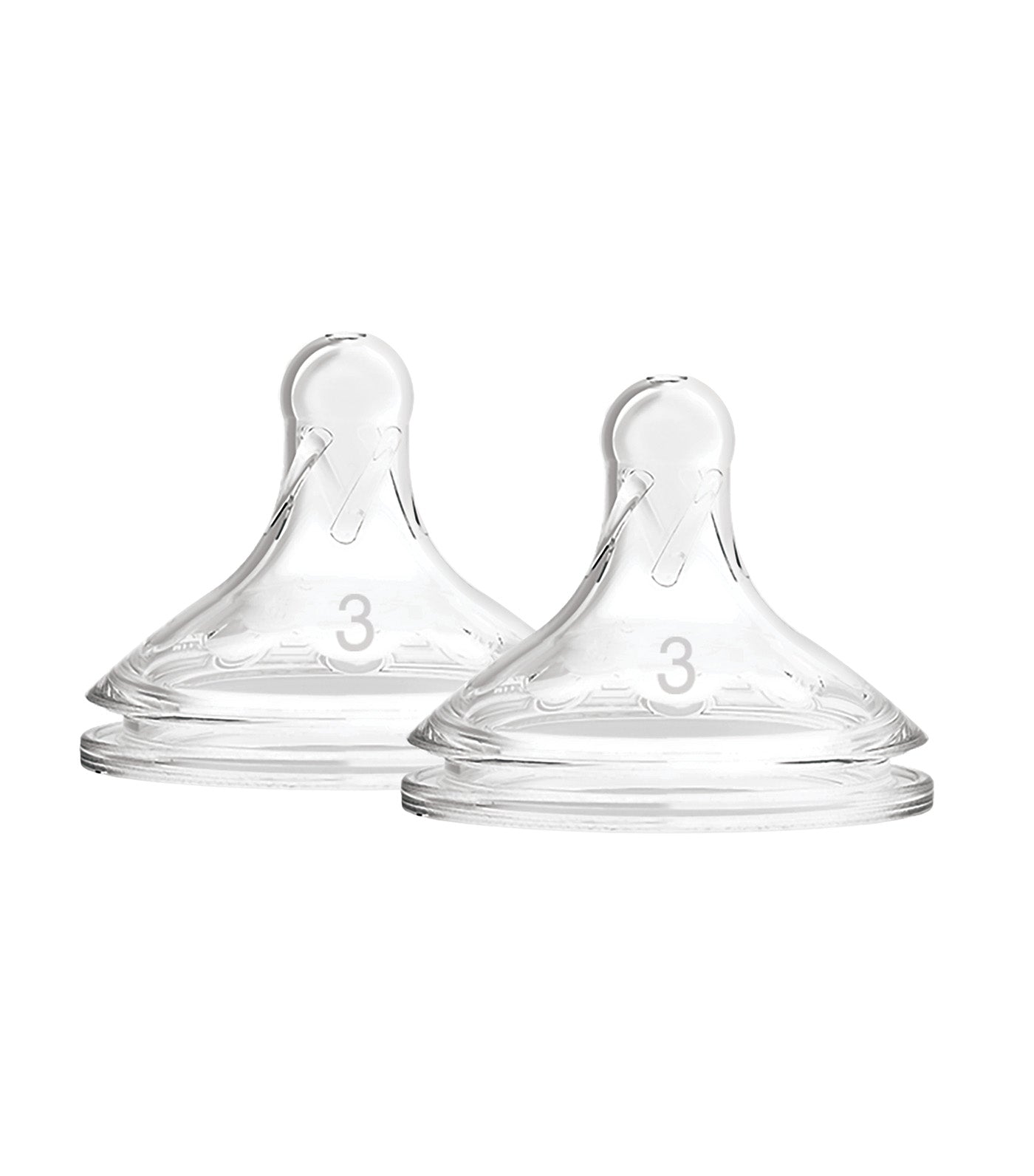 Options+ Silicone Wide-Neck Nipple, 2 Pieces/Pack