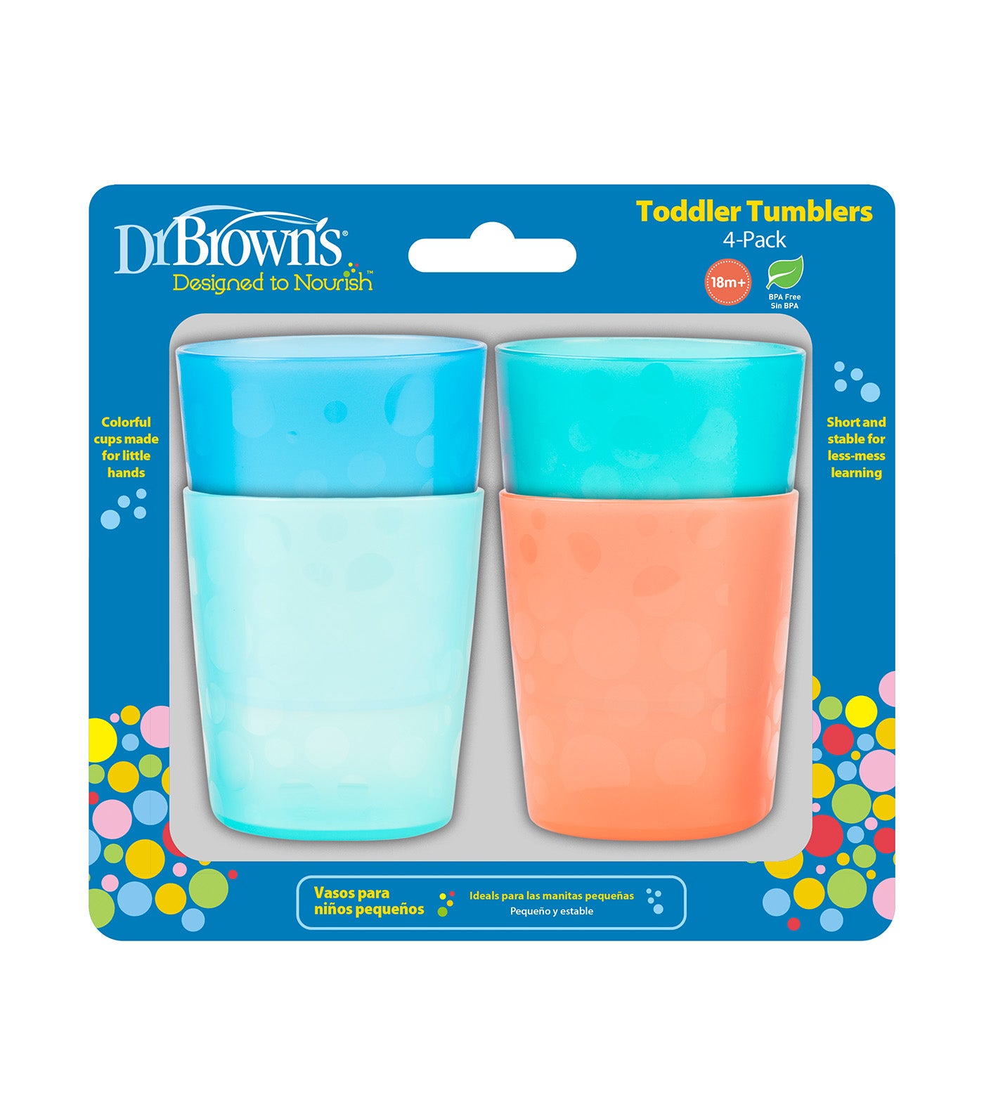 Toddler Tumblers 4-Pack