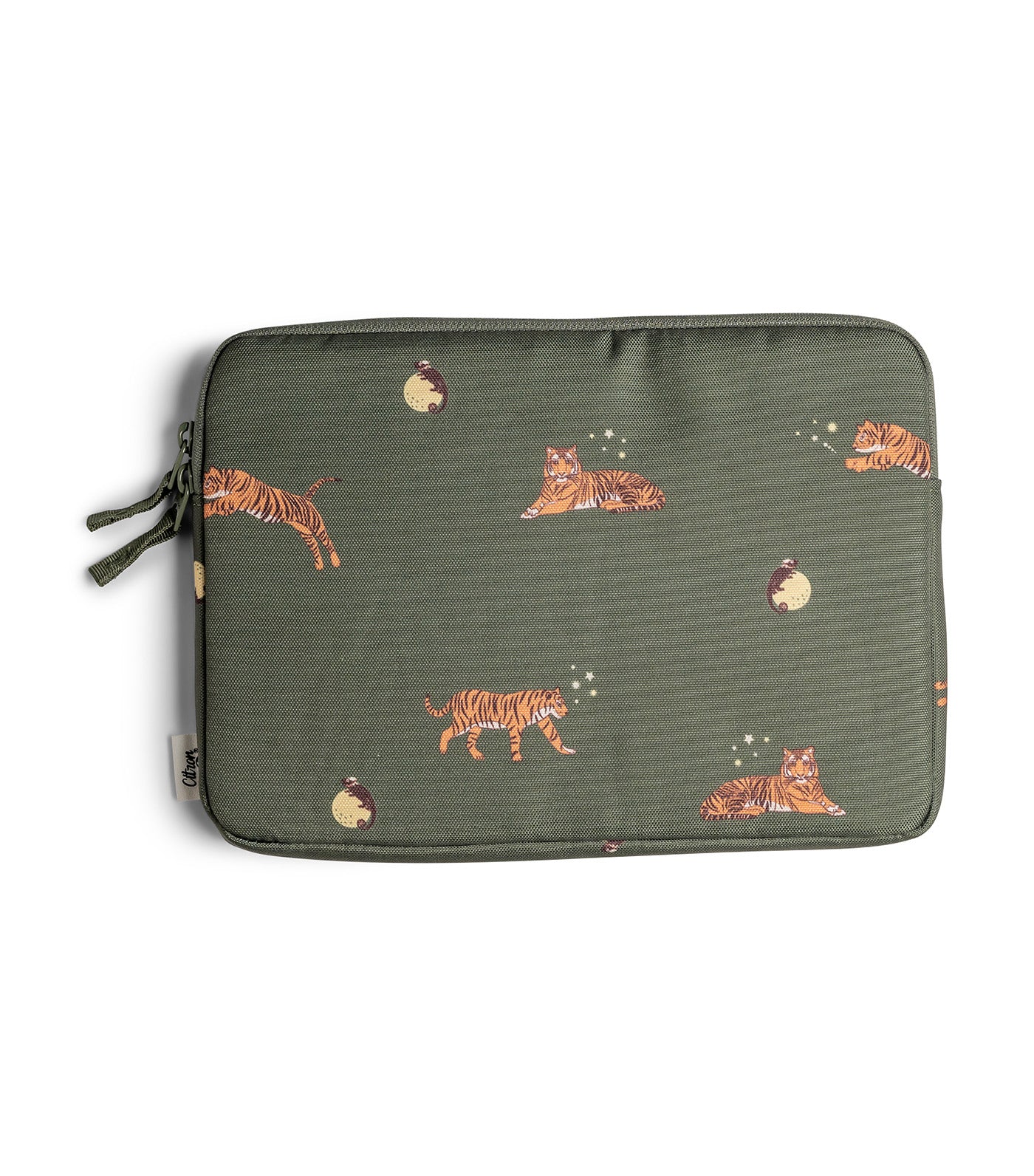 Protective iPad Sleeve with Zipper Tiger