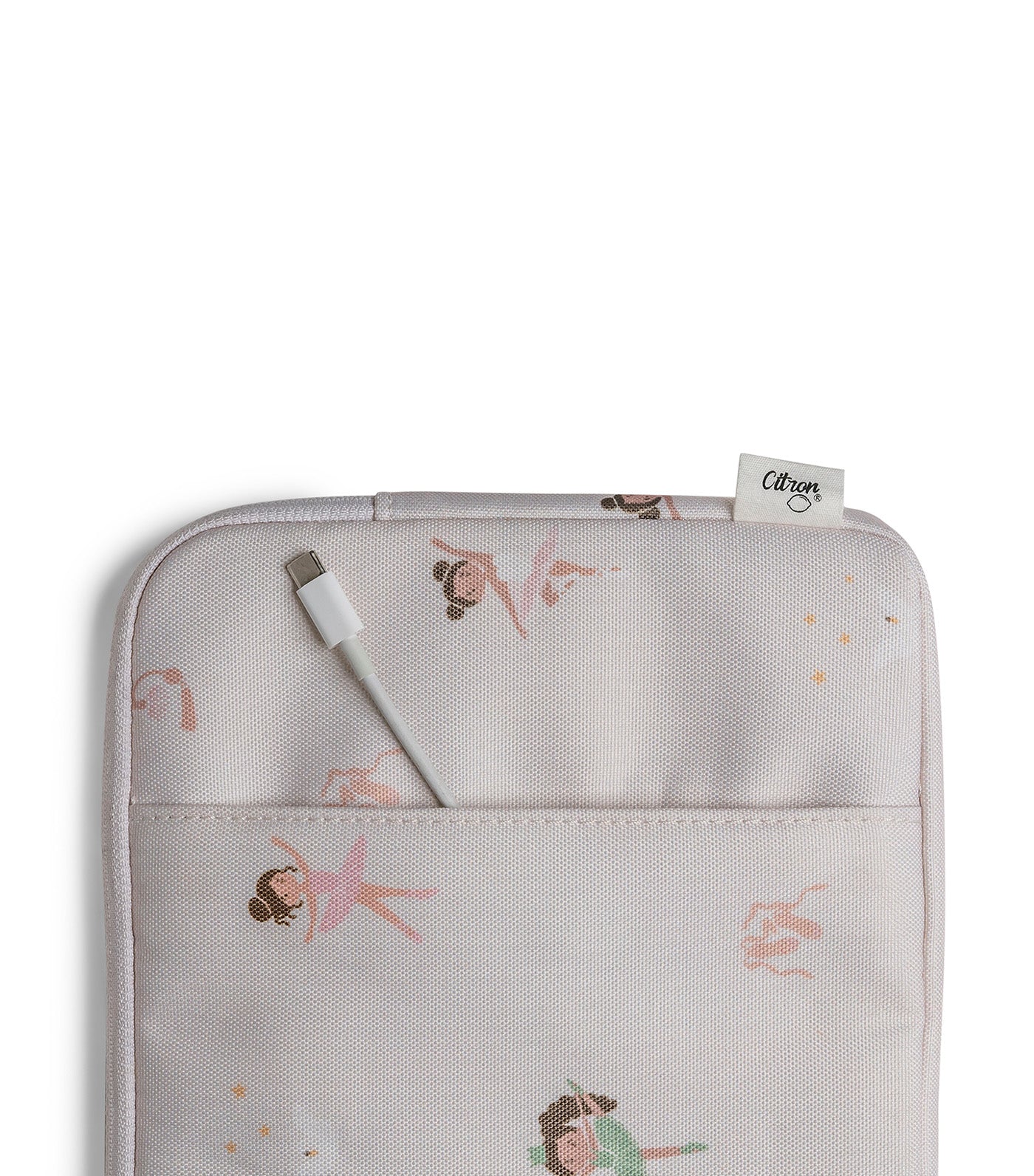 Protective iPad Sleeve with Zipper Ballerina