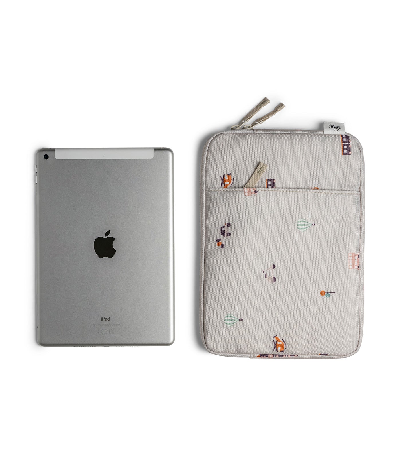 Protective iPad Sleeve with Zipper Vehicle