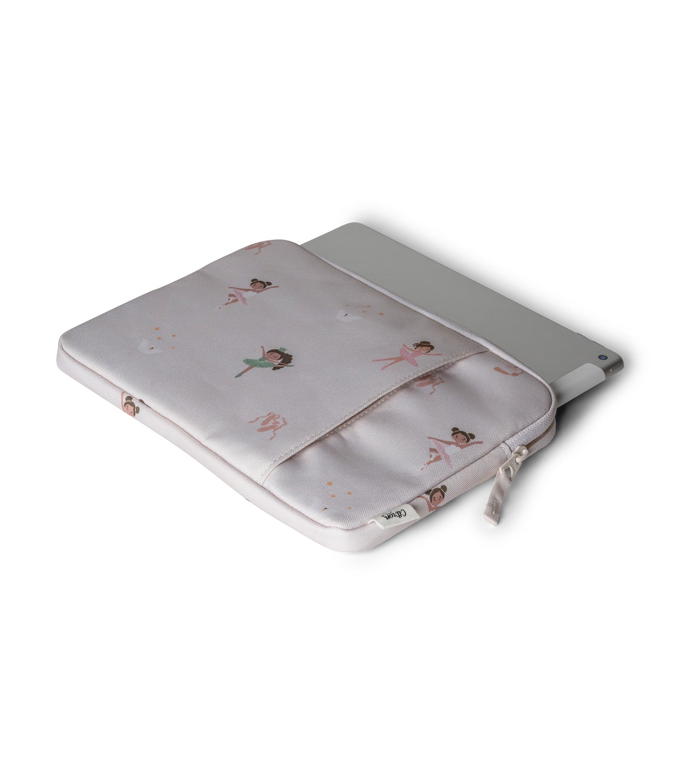 Protective iPad Sleeve with Zipper Ballerina