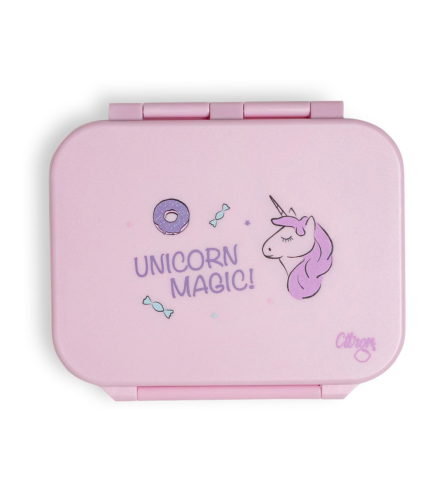 Absolut Tritan Snackbox With 3 Compartments Stormy Unicorn