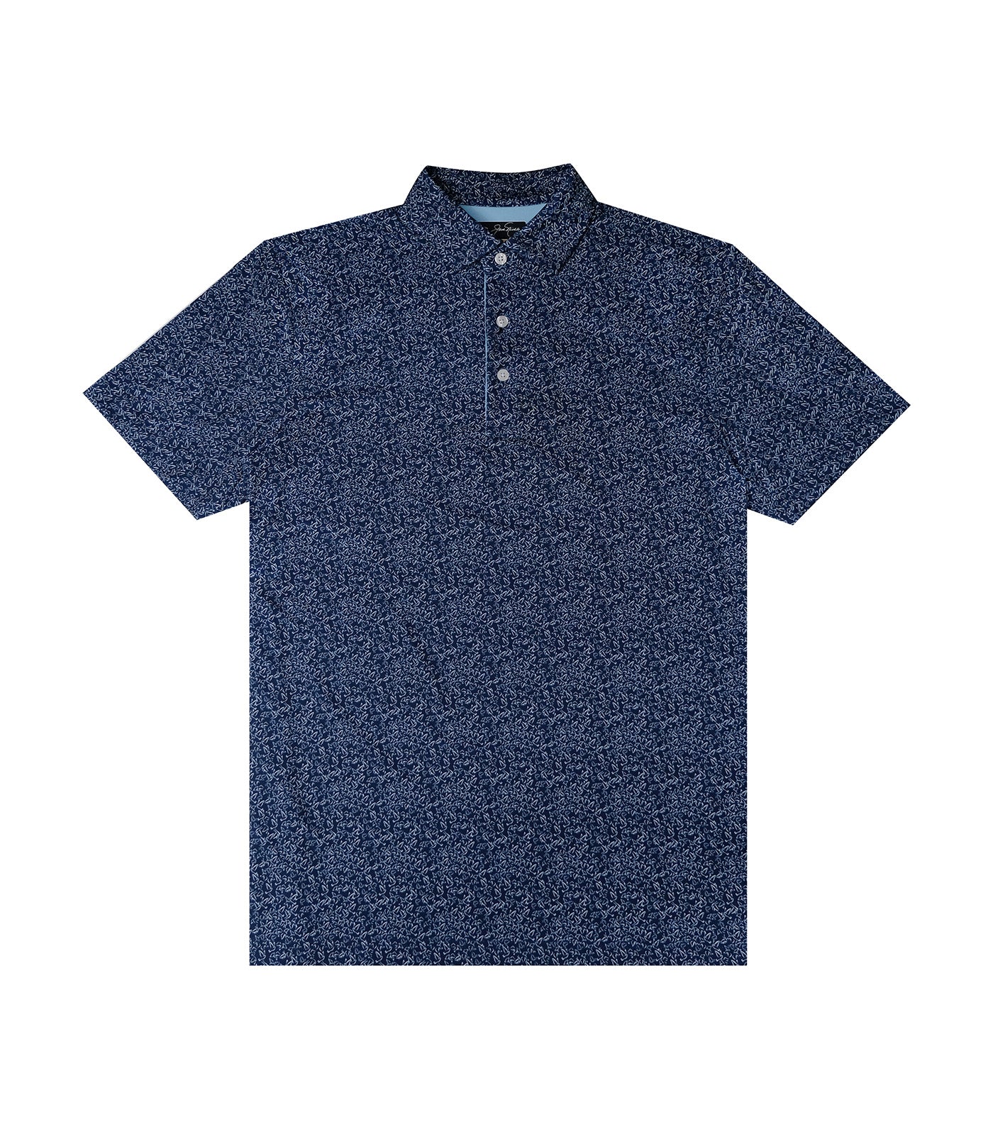 Jack Nicklaus Flock Print Polo Classic Navy