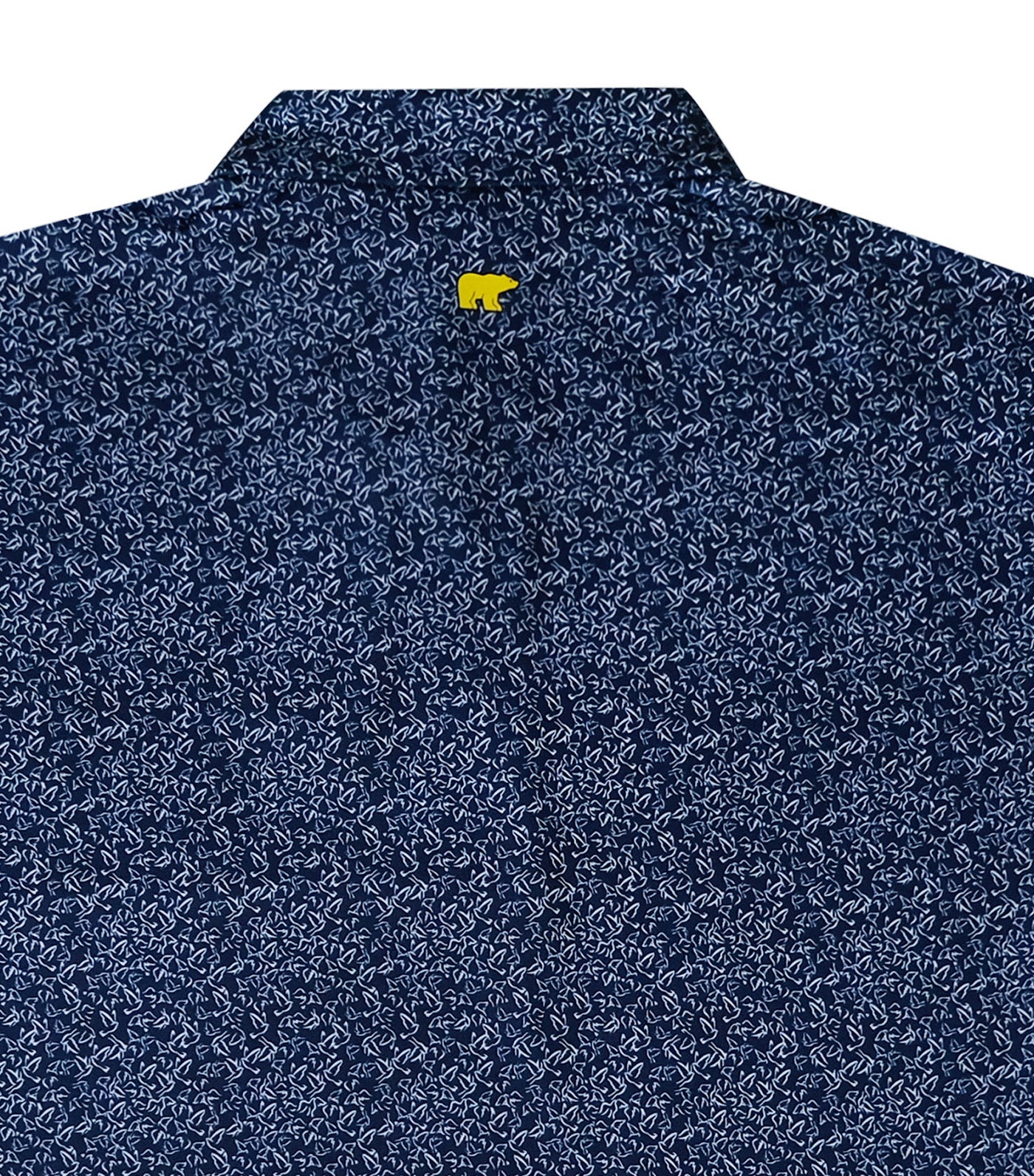 Jack Nicklaus Flock Print Polo Classic Navy