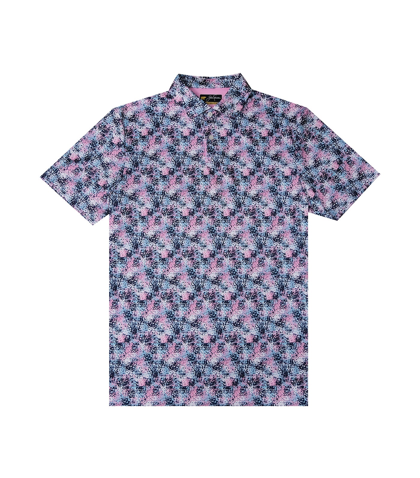Jack Nicklaus Abstract Print Polo Sunset